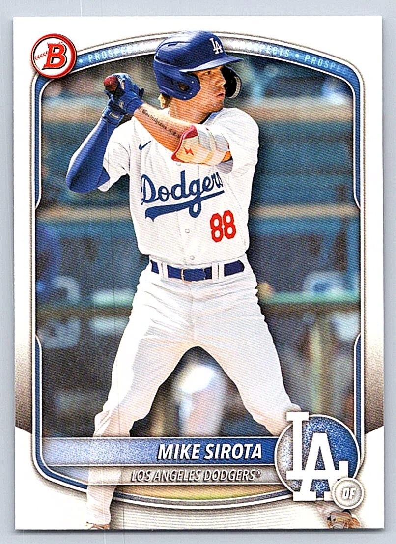 MIKE SIROTA DODGERS 2025 BOWMAN DRAFT #BD-11