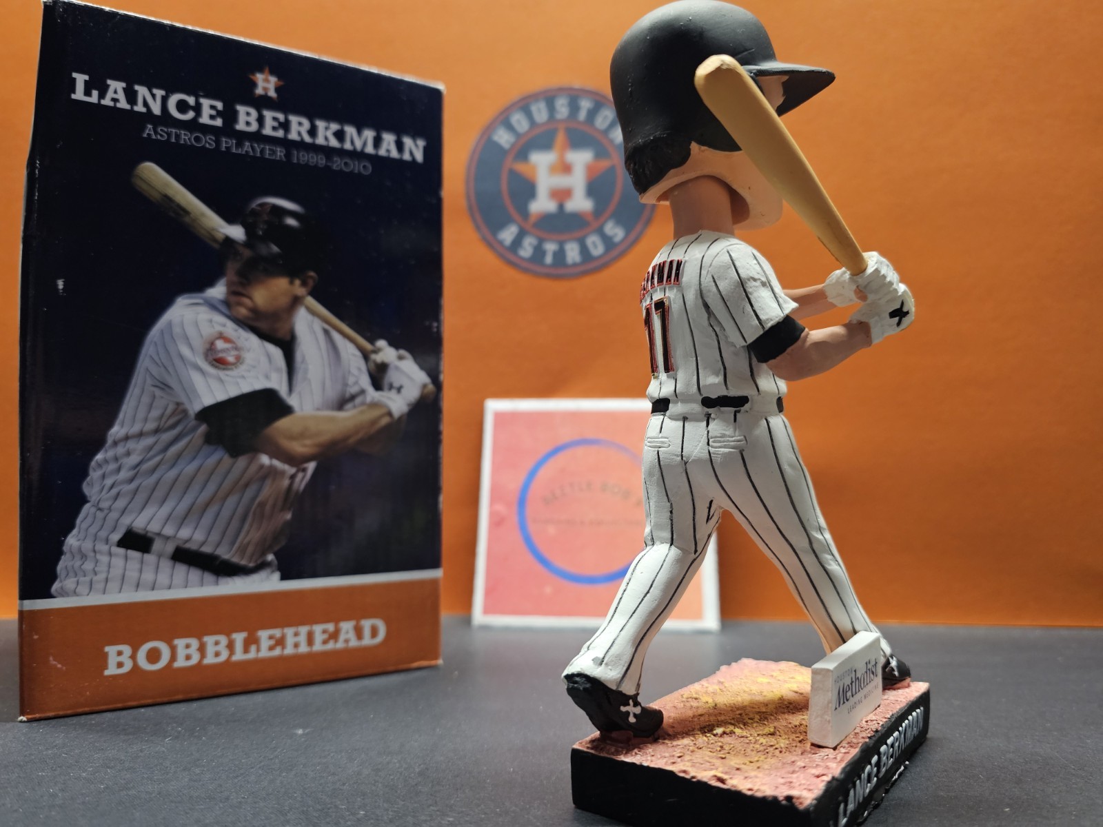 Lance Berkman Houston Astros MLB 2014 SGA Bobblehead NIB Retirement Ceremony