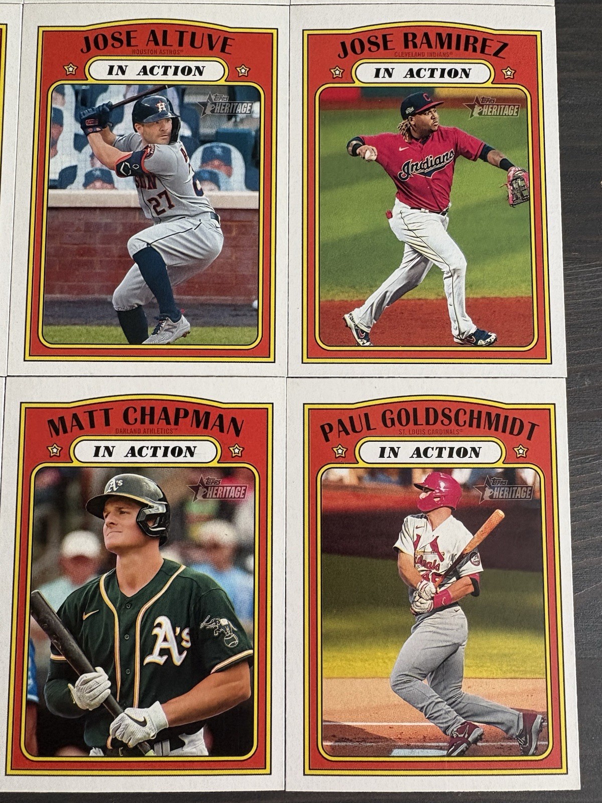 2021 Topps Heritage In Action 9 Card Star Lot Including RC *ATGCARDS*