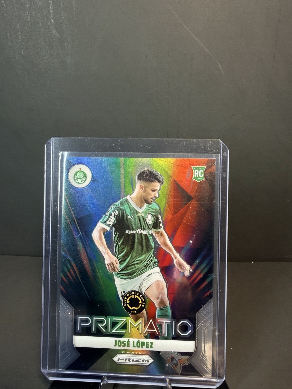 2025 Panini Prizm FIFA Club World Cup Jose Lopez Prizmatic Silver Prizm RC #22