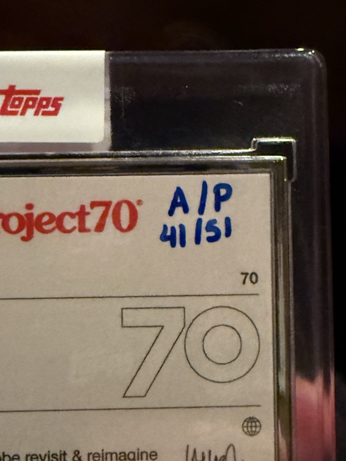 Topps PROJECT 70 – Lou Gehrig By Lauren Taylor – Artist Proof AP- 41/51 Silver