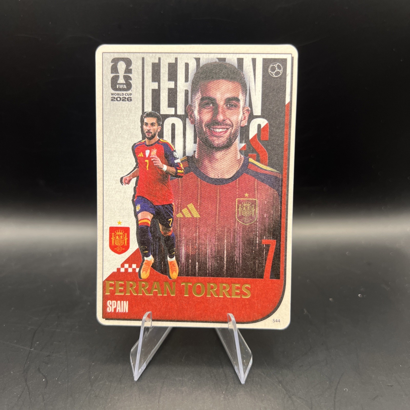 2026 Panini Kayou FIFA World Cup Ferran Torres Spain Wood SP Card #544 ESP