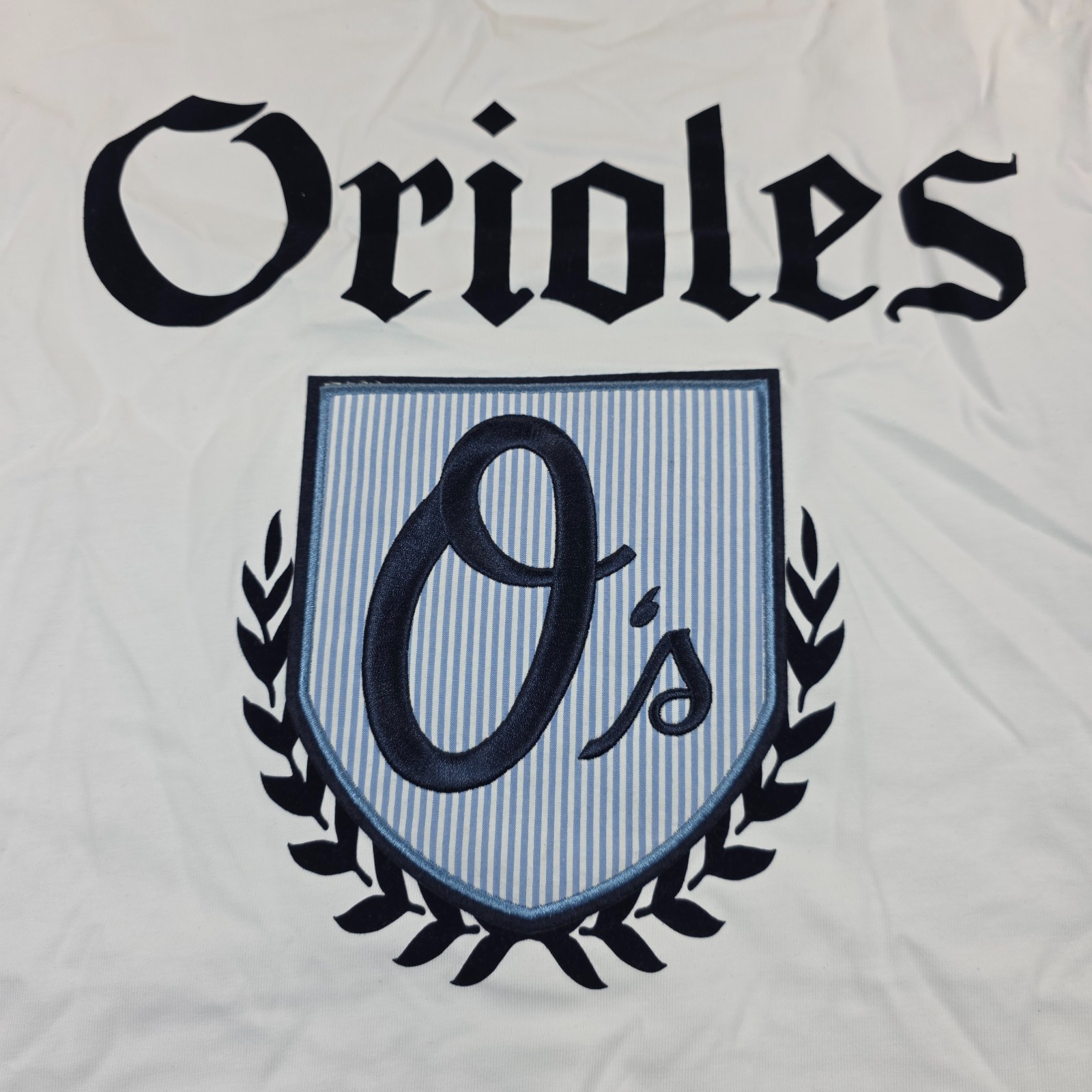 Pro Standard T-Shirt Mens L White Baltimore Orioles MLB Logo Country Club NWT