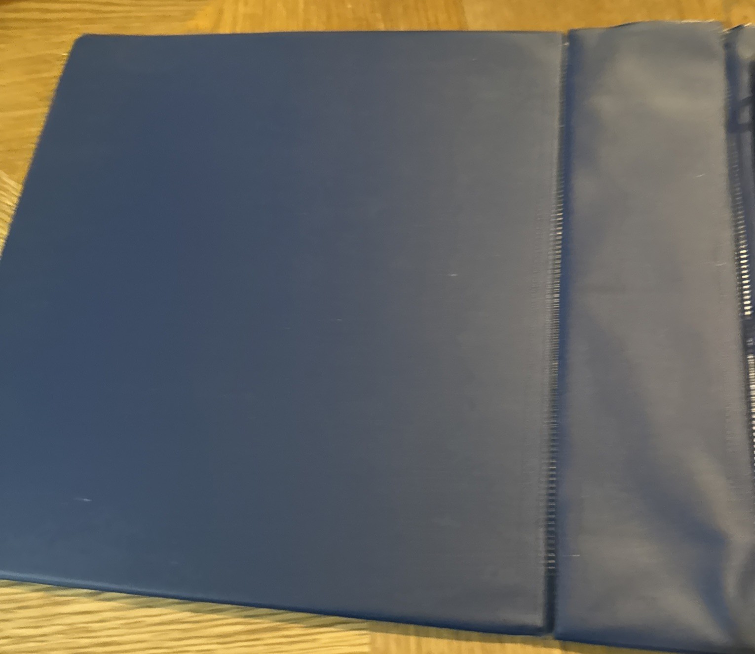 Vintage BASKETBALL CARD ALBUM 2” Blue 3 Ring Binder Very Rare Picture On Front