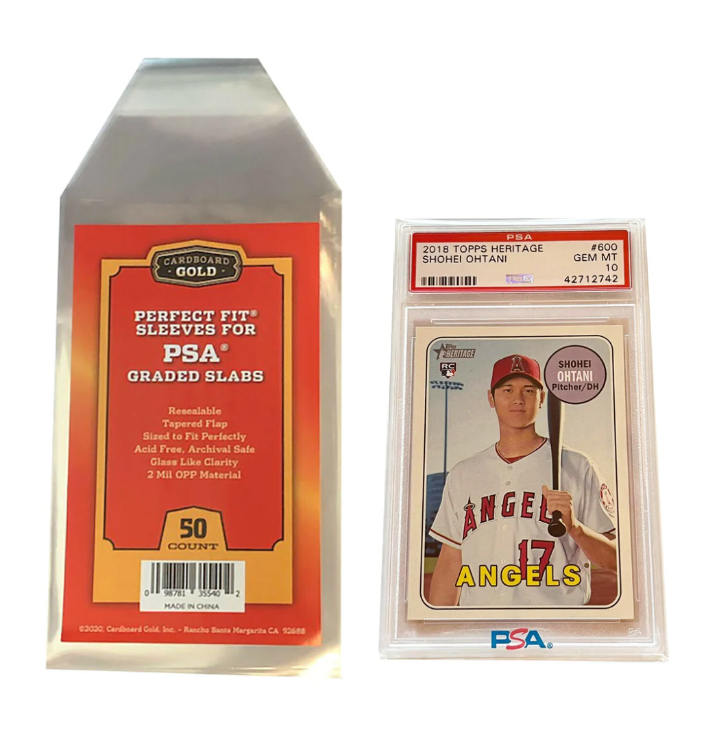 Cardboard Gold PSA Graded Perfect Fit Sleeves (50ct)