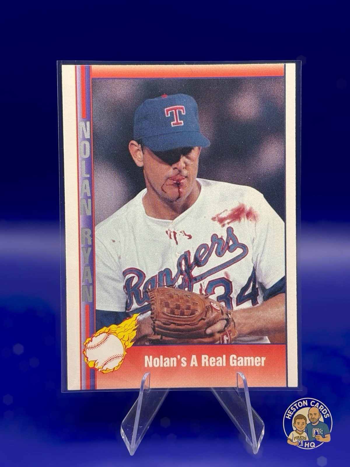 1991 Pacific Nolan Ryan Texas Express – Nolan Ryan #92 “Nolan’s A Real Gamer”
