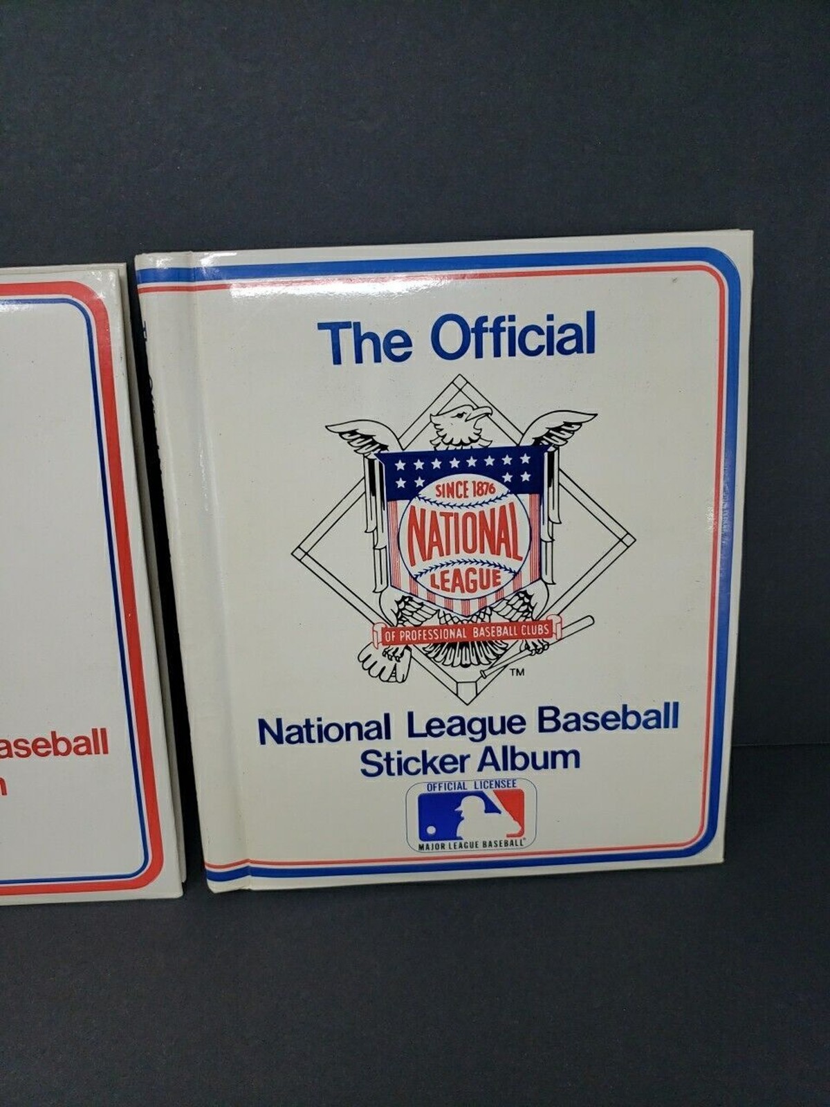 American & National League Baseball Sticker Albums MLB Vintage 1983 Imperial Toy