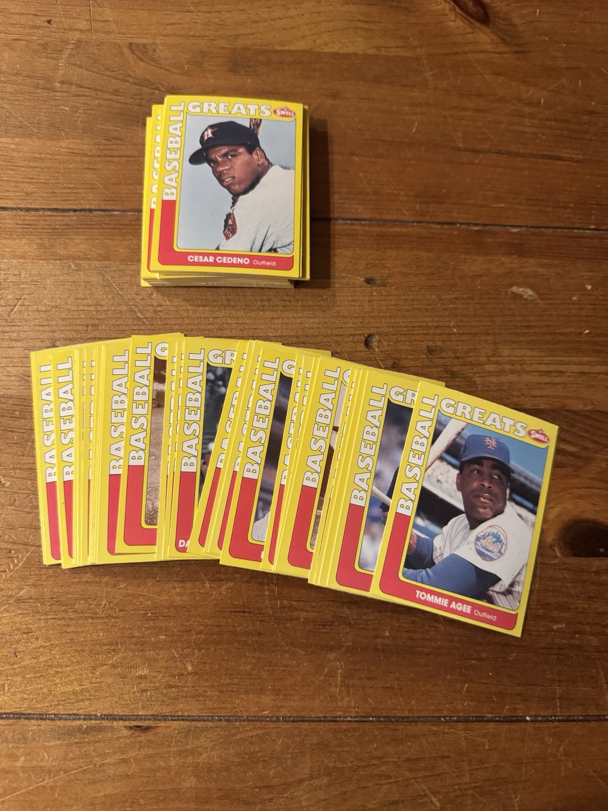 1991 Swell Baseball Greats Partial Set (65 Cards) – Willie Mays Included