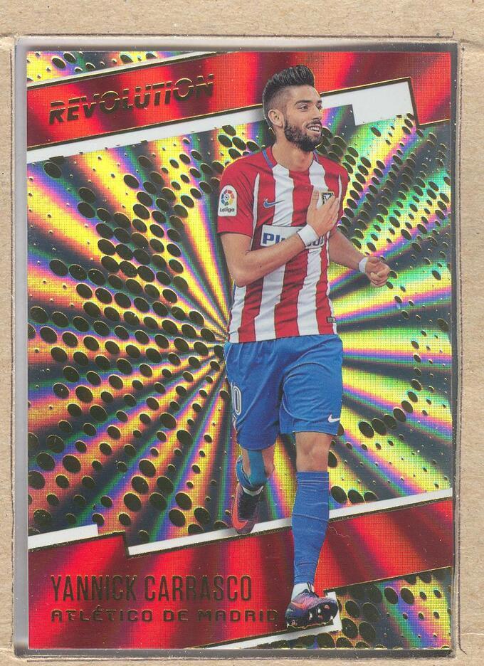 Yannick Carrasco 128 2017 Panini Revolution Sunburst – Atl�tico de Madrid