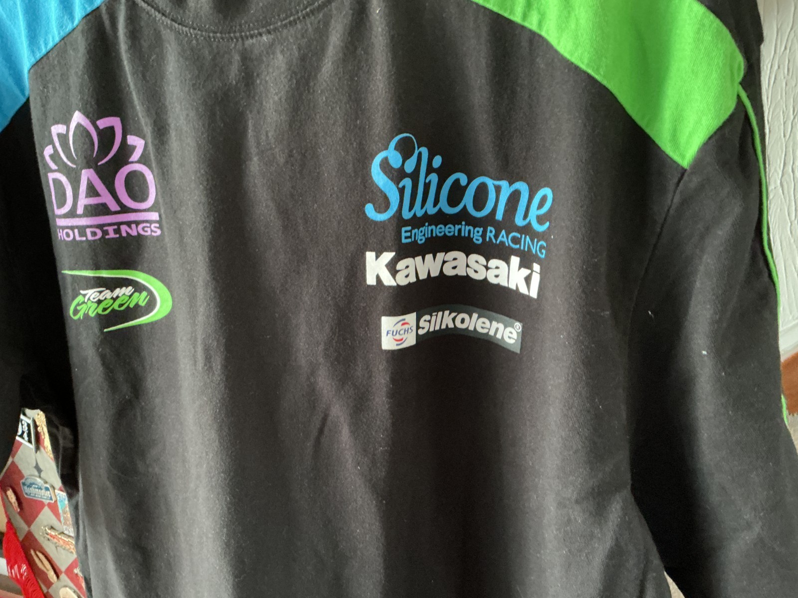 Kawasaki Silicone Engineering Racing Official Team Polo Shirt MotoGP Clinton XL