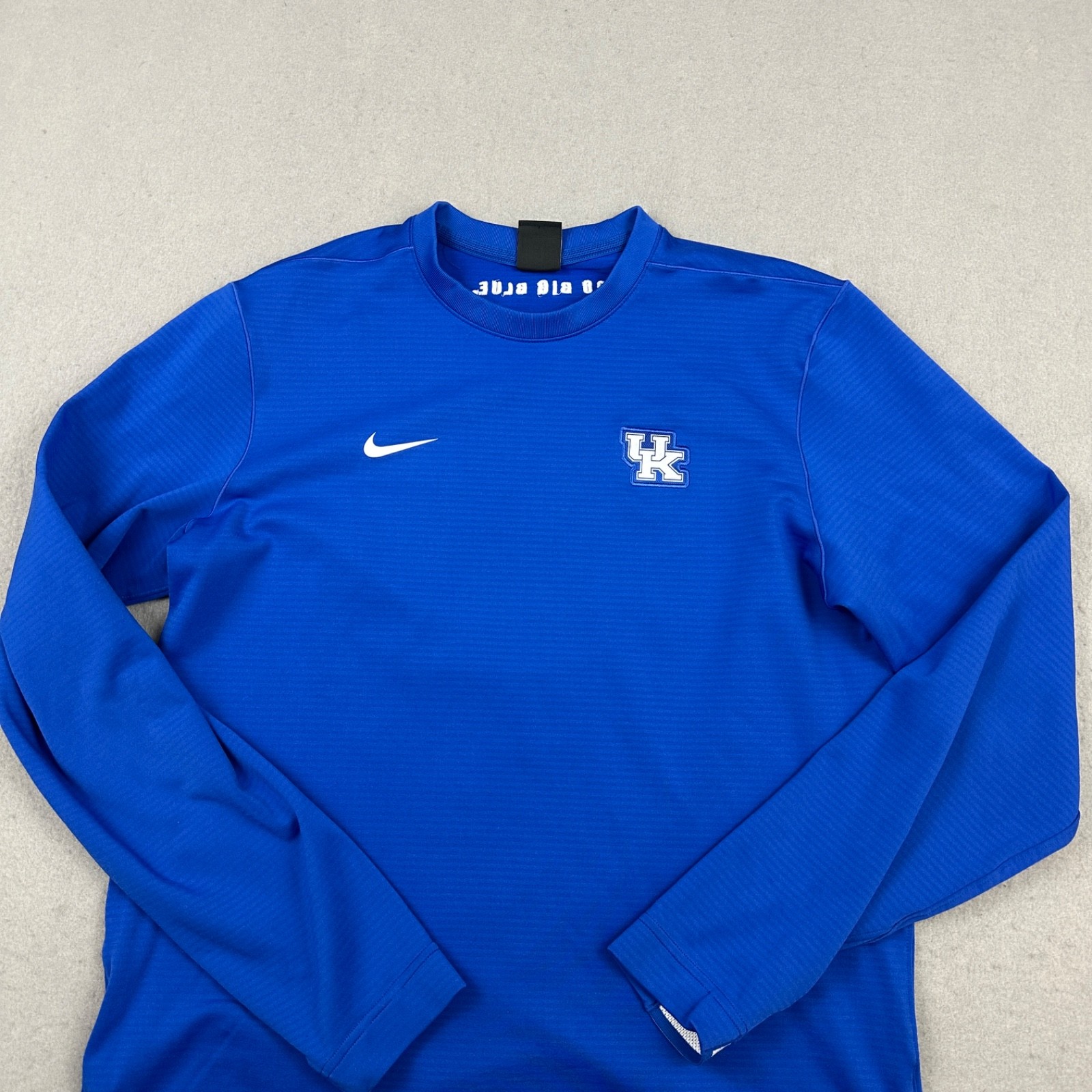 Kentucky Wildcats Sweater Men Medium Blue Nike On Field Dri Fit Crewneck NCAA M
