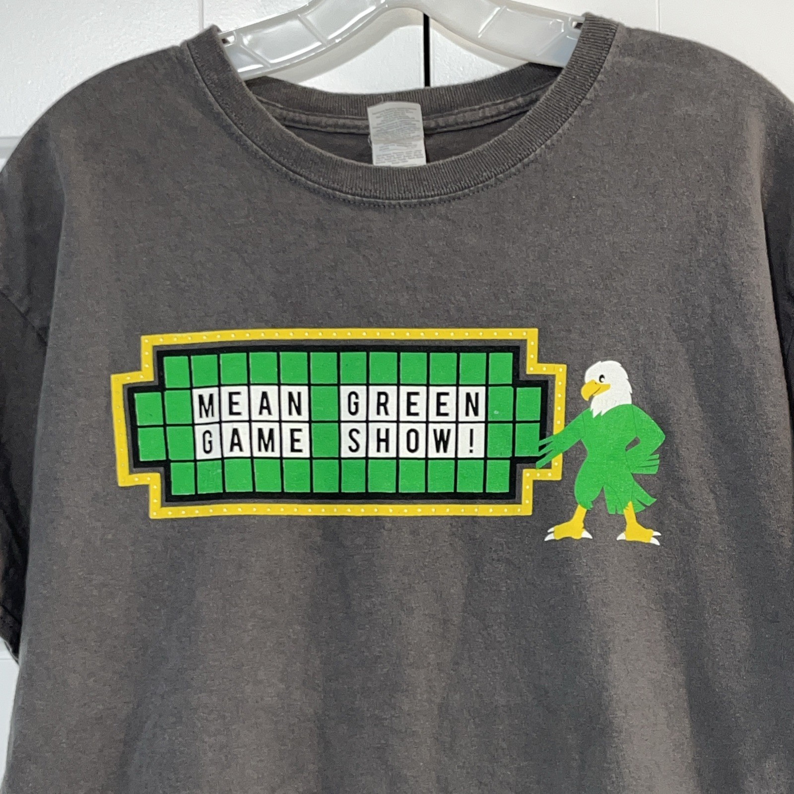 NCAA UNT North Texas Mean Green Homecoming Large Grey T-Shirt MeanGreen GameShow