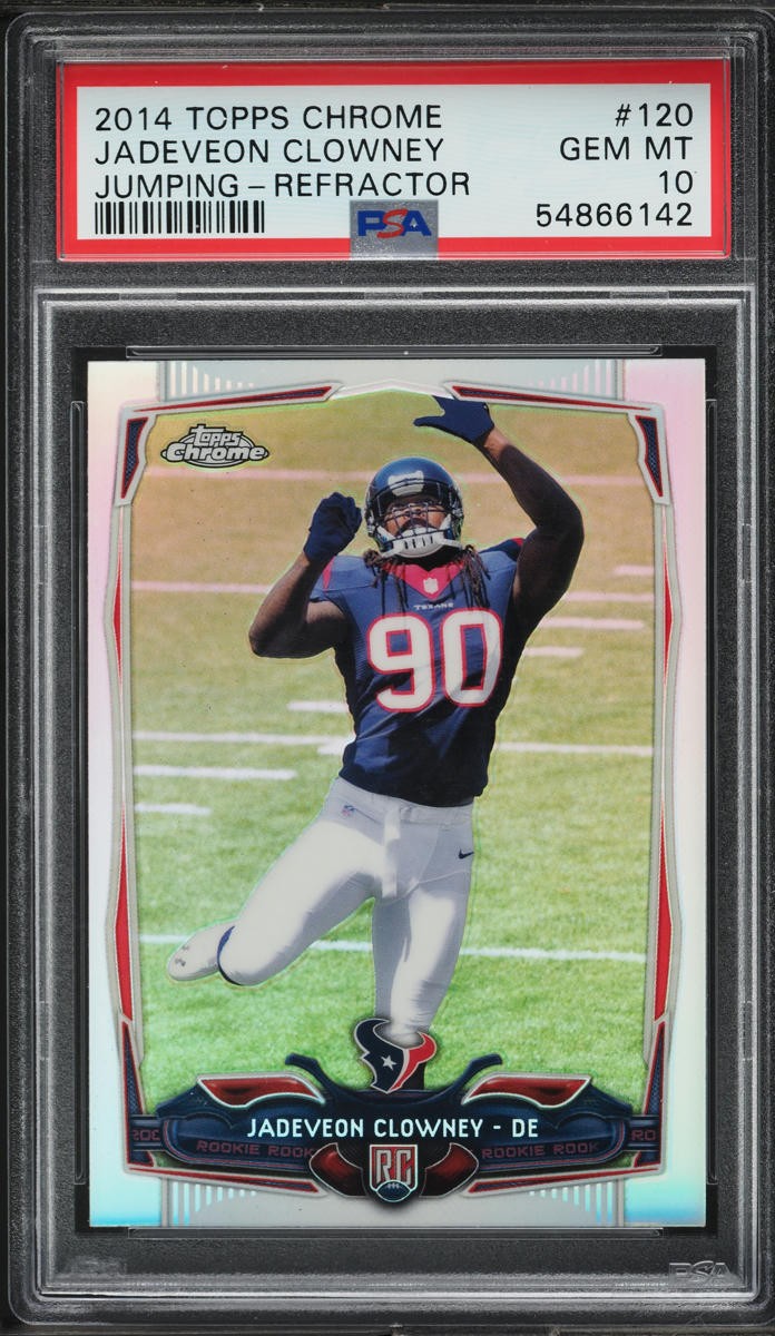 2014 Topps Chrome #120 Jadeveon Clowney Refractor RC Rookie PSA 10