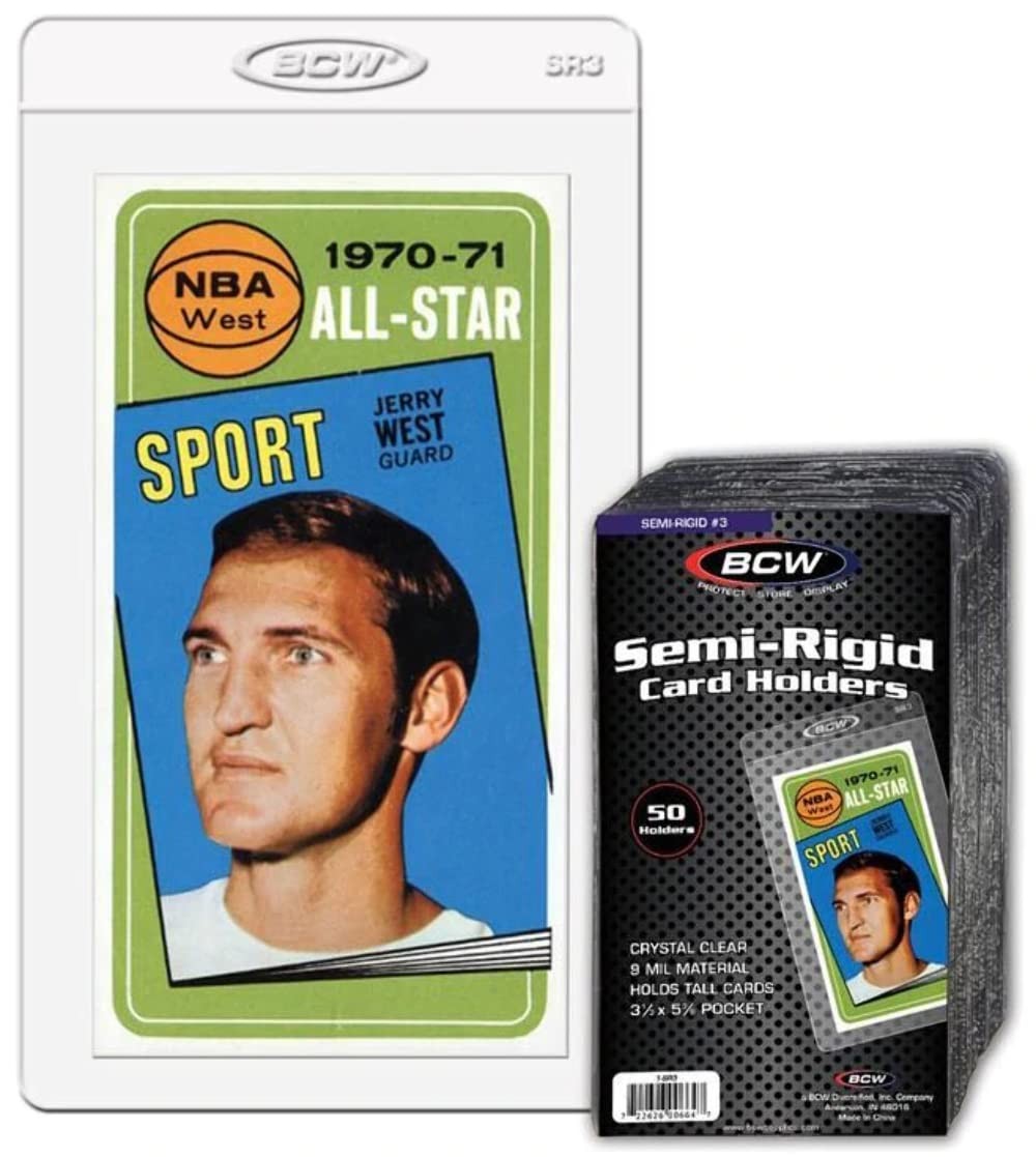 Semi-Rigid #3 – 50 ct | Crystal Clear, High-Quality PVC | Premium Graded Card…