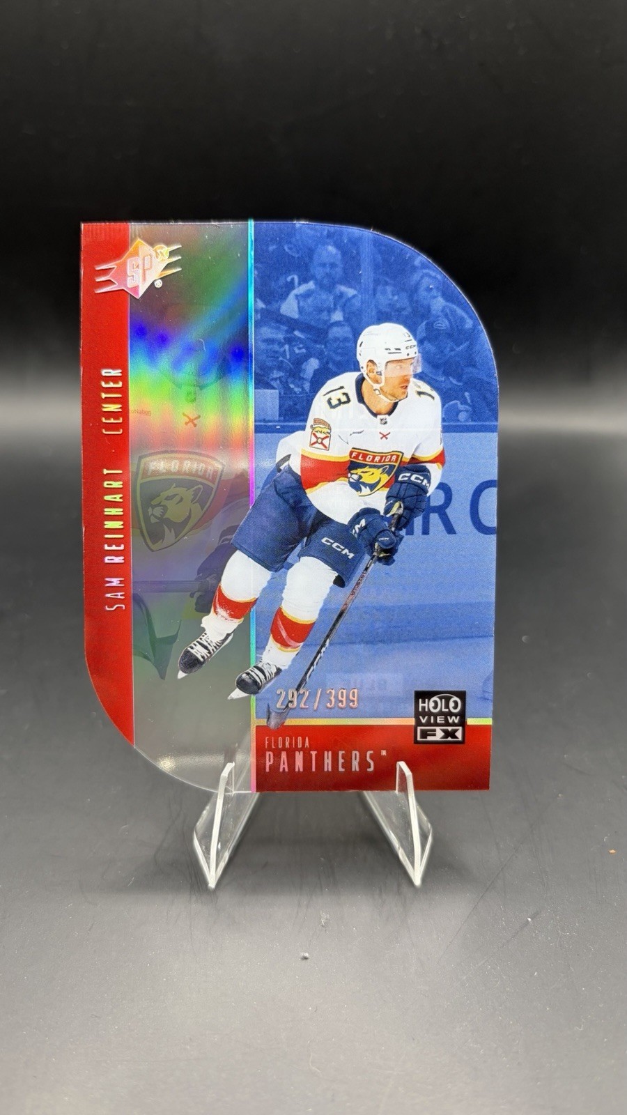 2025-26 SPx Holoview F/X Sam Reinhart #HV-12 Blue /399 Panthers