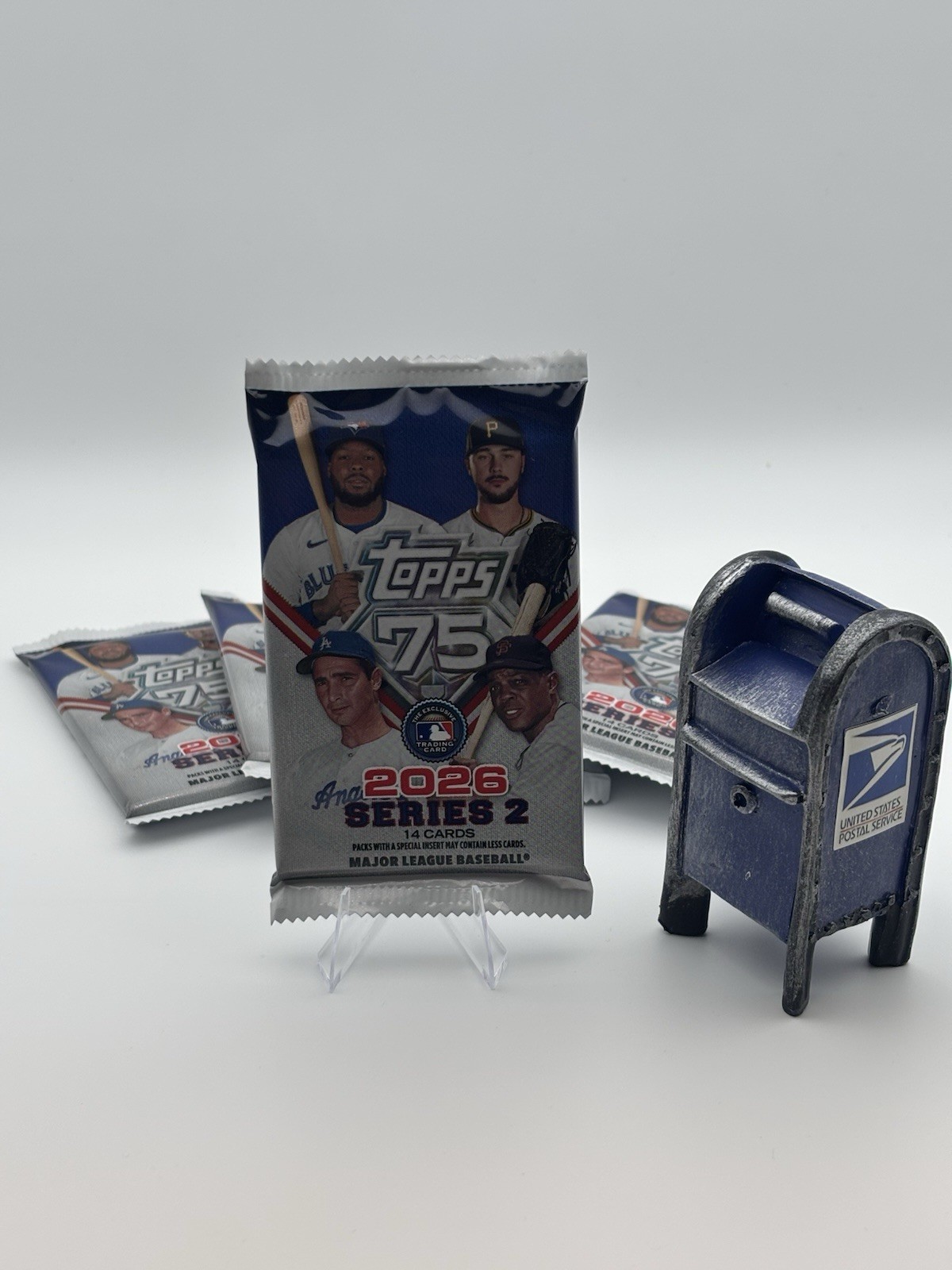 2026 Topps Series 2 Baseball Pack Topps 75th Anniversary SEALED 14 Cards🔥