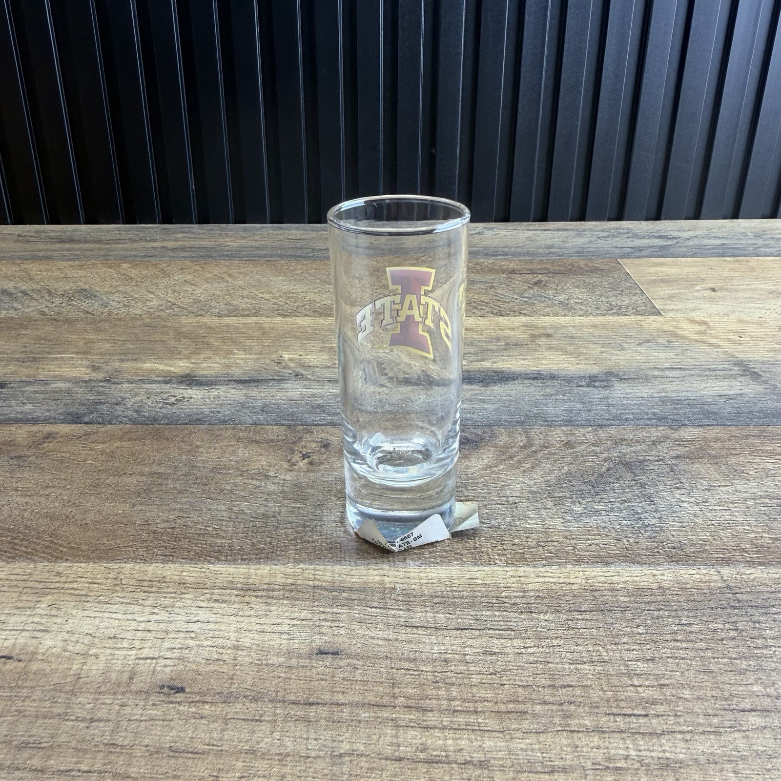 NCAA Iowa State University 2.5 oz Logo Clear Cordial Shooter Shot Glass