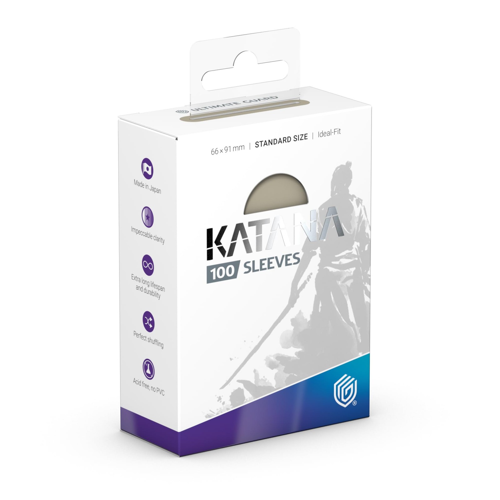 Katana Card Sleeves: 100 Standard Size TCG Sleeves, 66 x 91mm, Autumn Moon Ba…