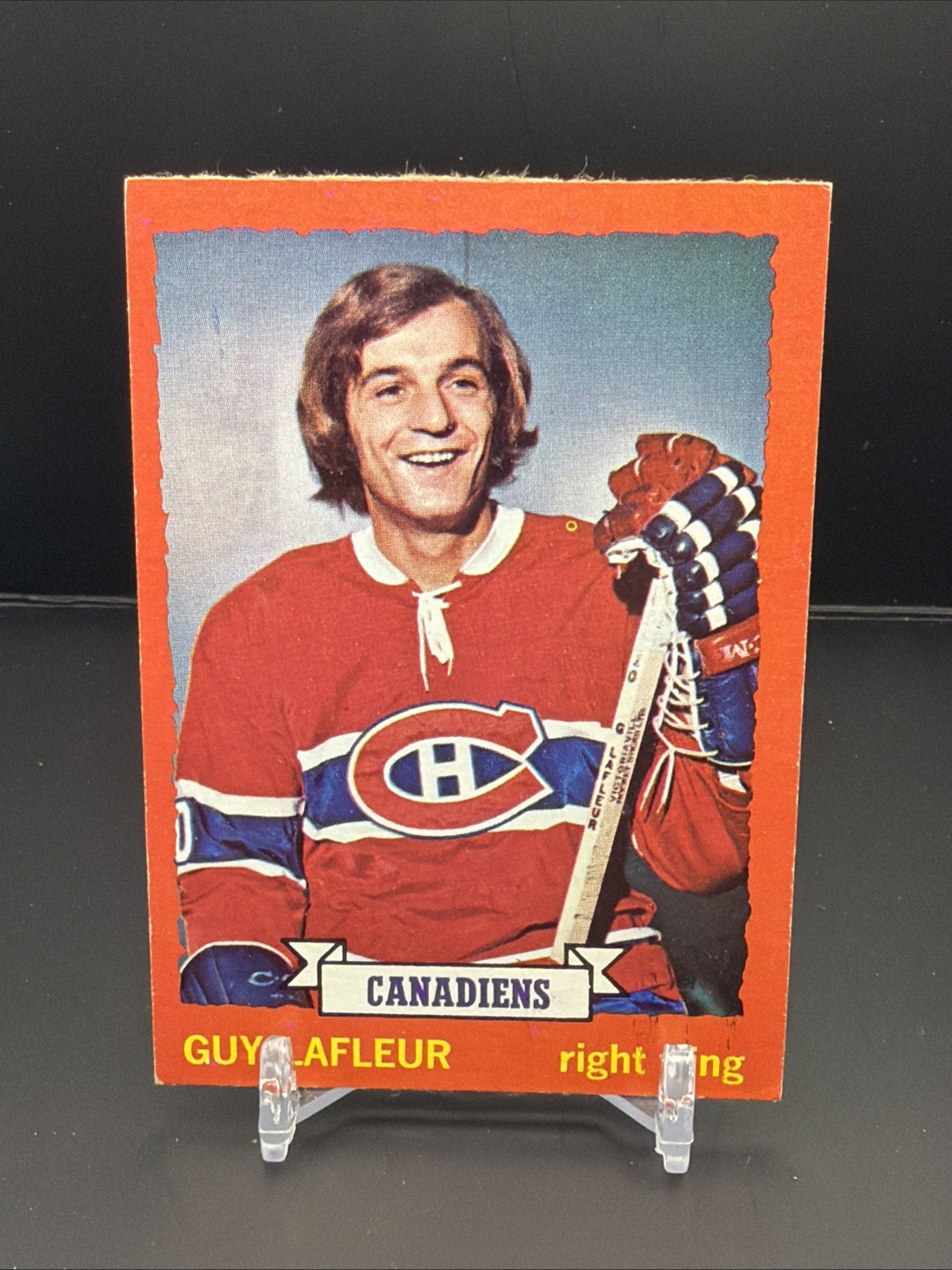1973-74 Topps Guy Lafleur #72 Montreal Canadiens NHL Ice Hockey Card