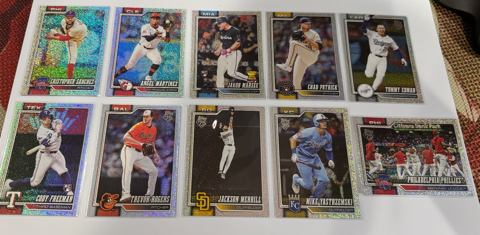 2026 Topps Series 1 • SANDGLITTER Foil cards – Multiple options to pick !!!