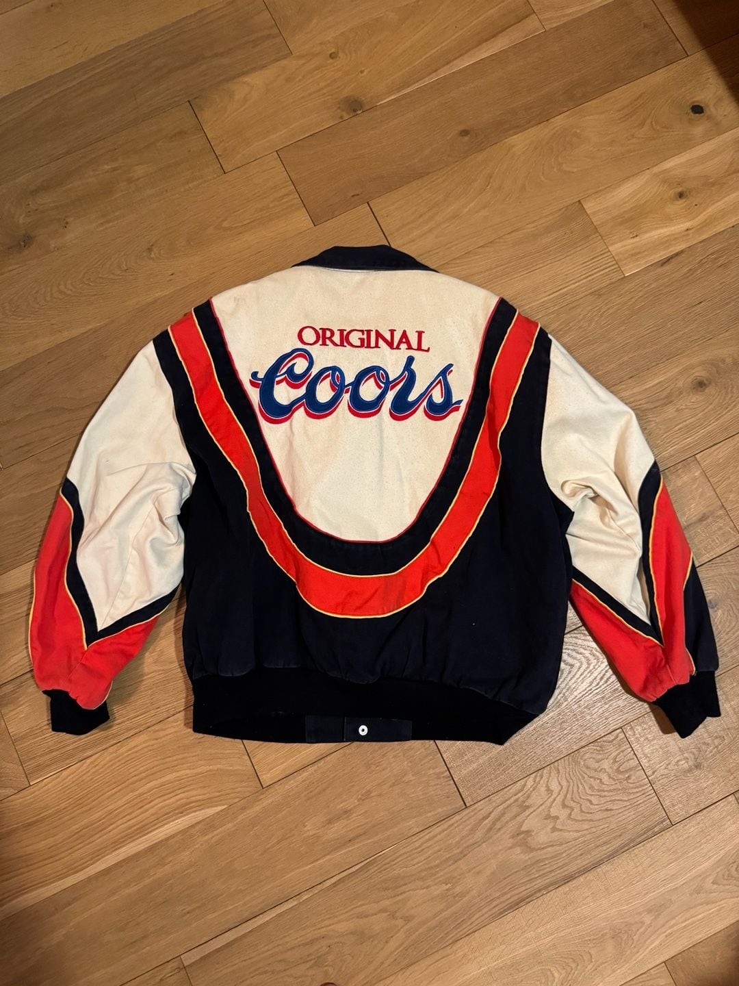 Vintage Jeff Hamilton Racing Collection Coors Light NASCAR Winston Cup Jacket