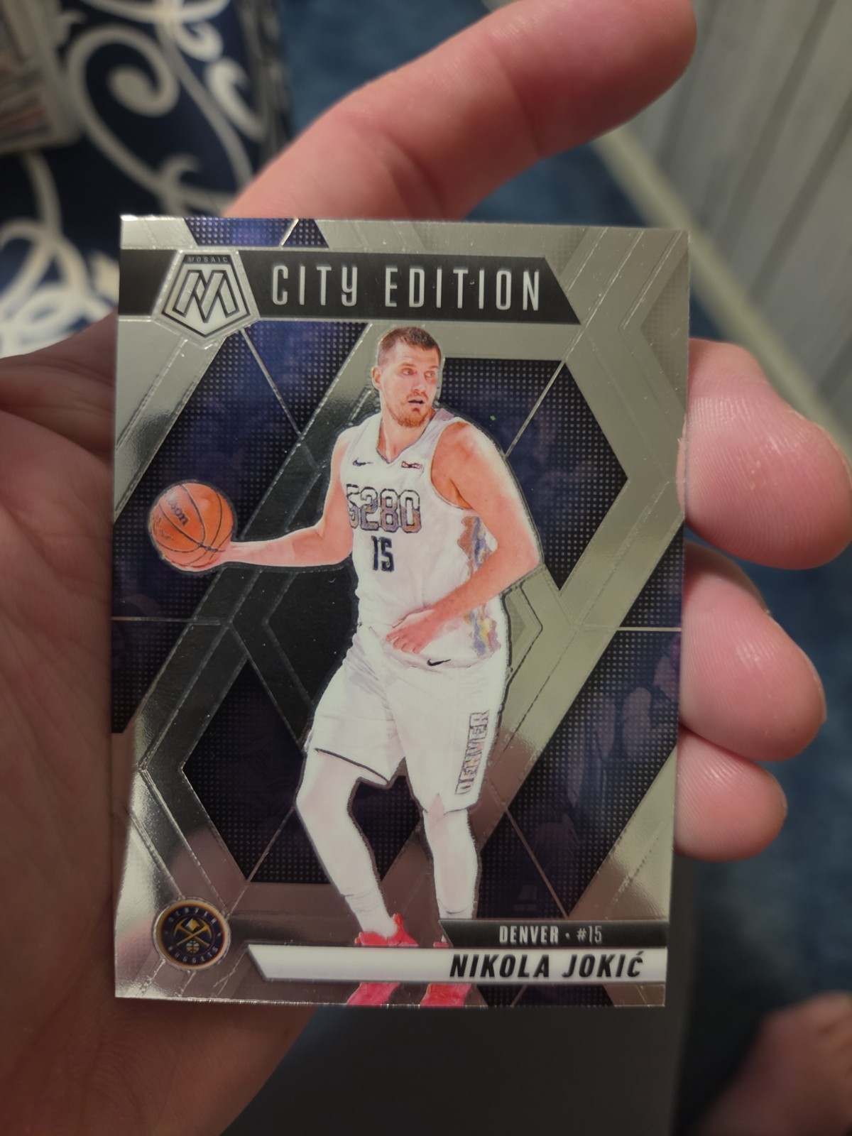 2024-25 Panini Mosaic City Edition Nikola Jokic #275 Denver Nuggets Card! A43