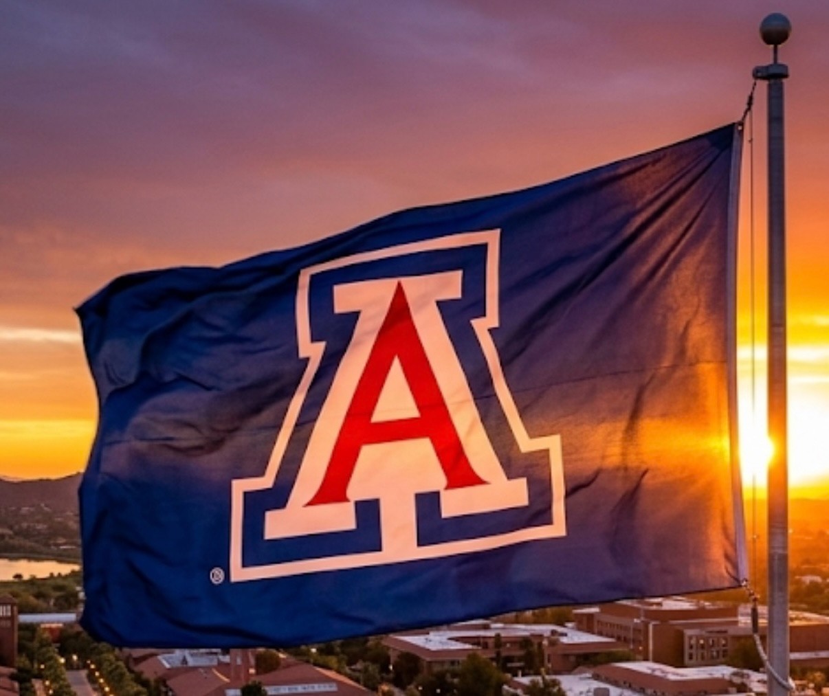 Arizona Wildcats 3×5 foot FLAG/Banner. Brand new USA SELLER