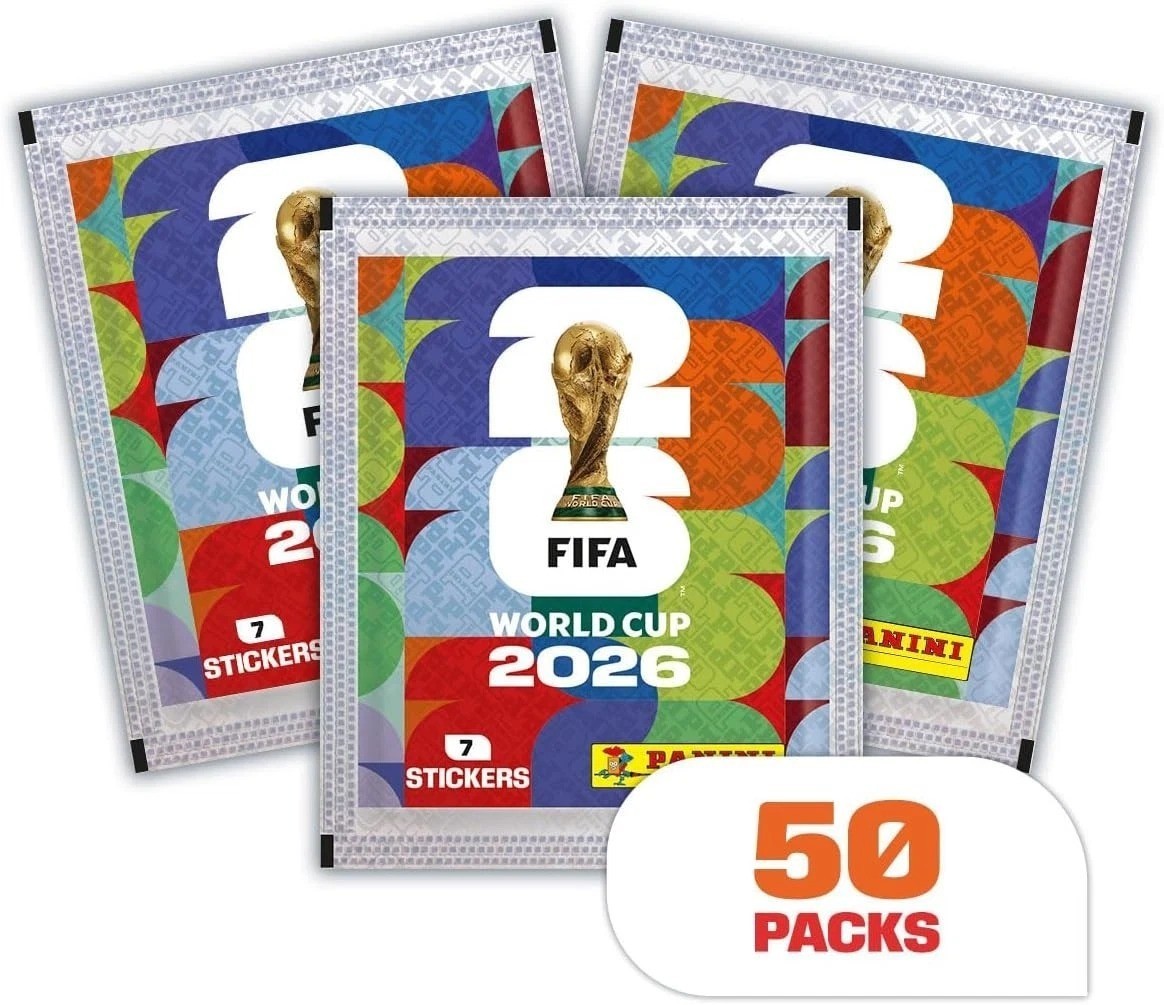 FIFA World Cup 2026 PANINI Collection – Box 50 packs 350 stickers US (free Ship)