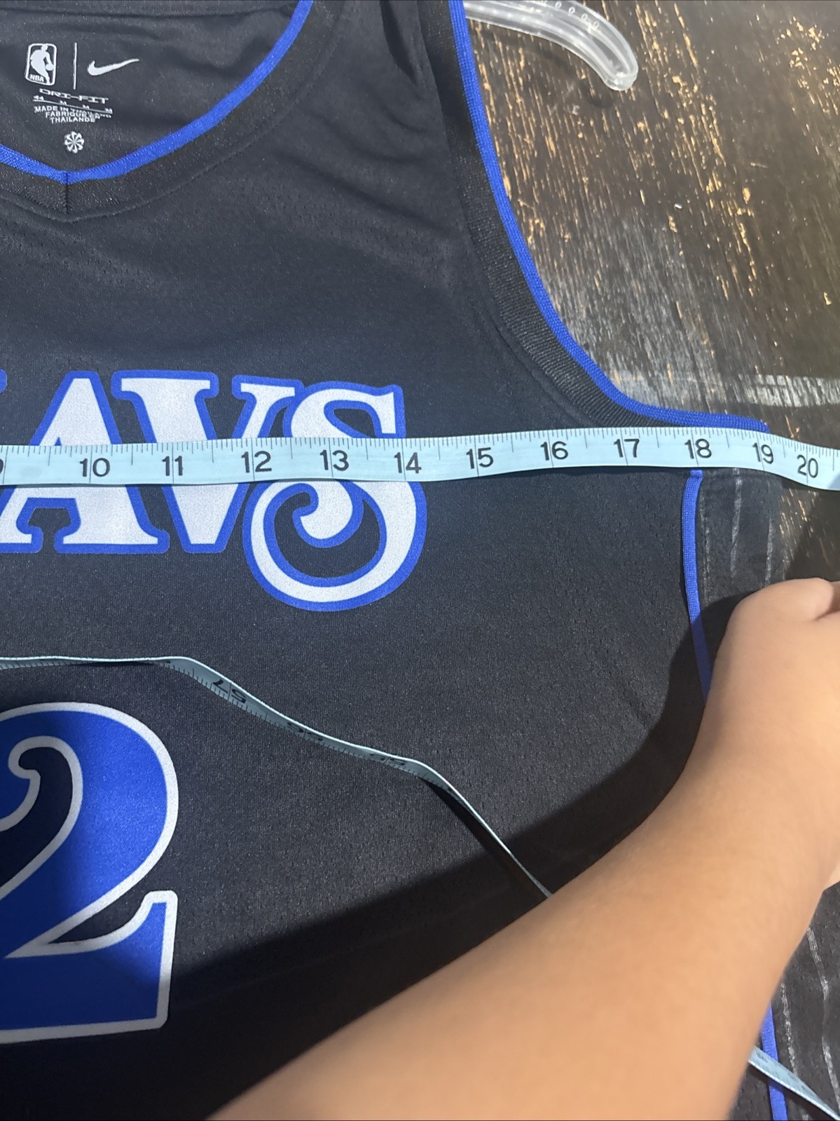 Nike NBA Dallas Mavericks City Edition Dri-FIT Men’s Jersey M Black/Blue