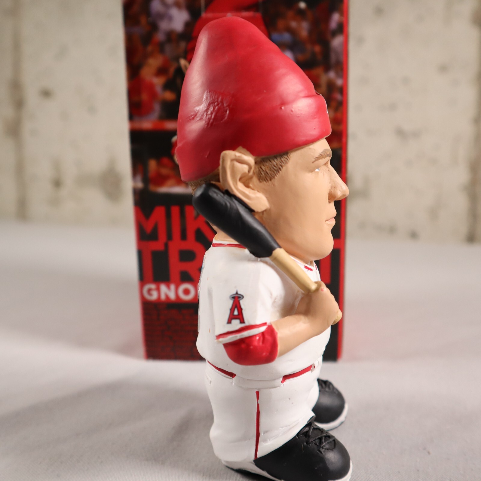 Los Angeles Angles Mike Trout 27 Gnome Kloanz w/ Box 5 Inches MLB Baseball