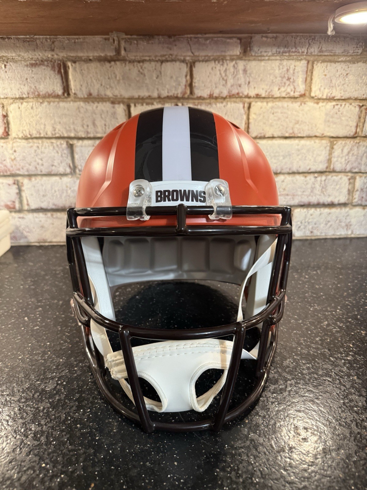 Cleveland Browns Signed Full Size Replica Helmet, Nick Chubb, David Njoku