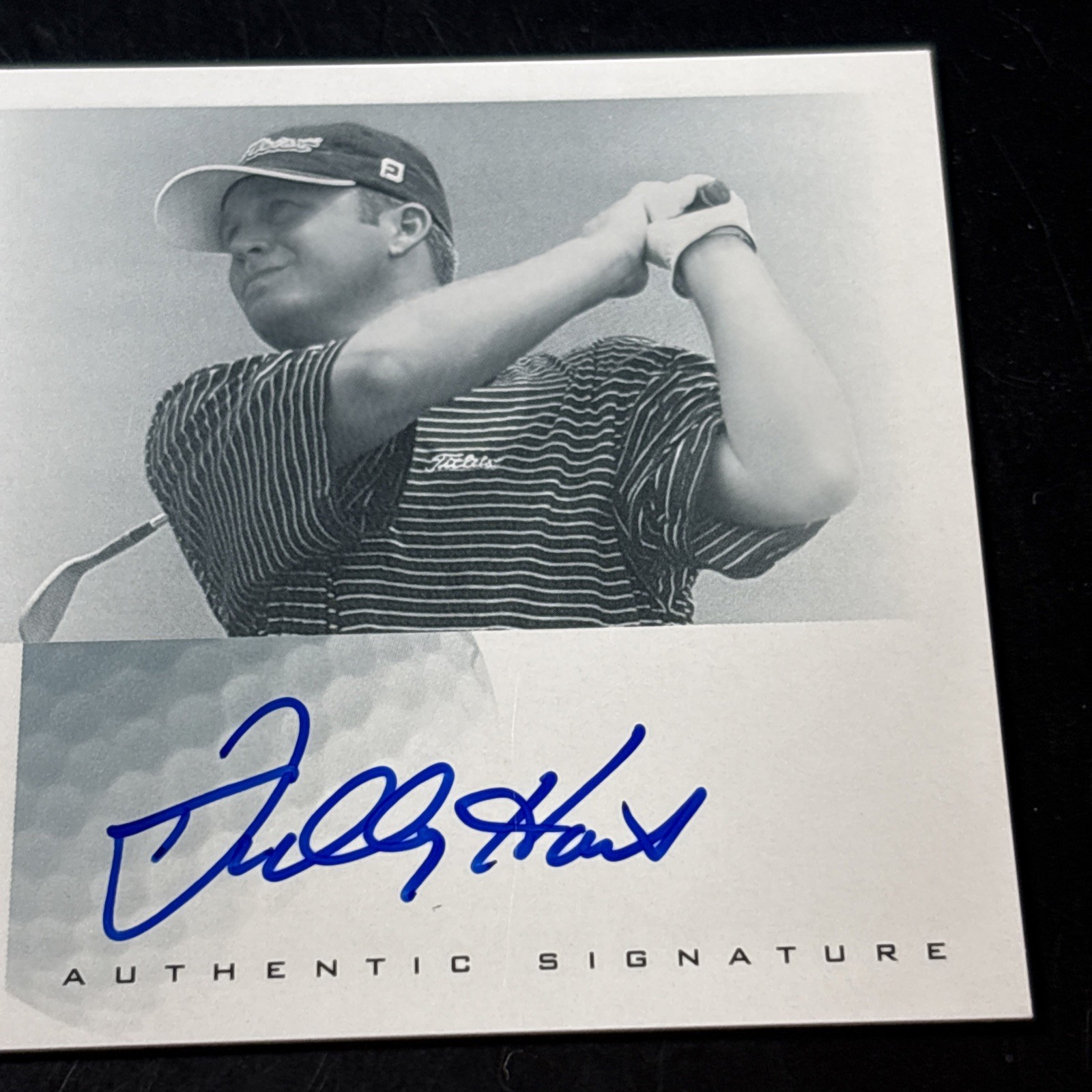 2001 Upper Deck SP Authentic DUDLEY HART On Card Auto Sign of the Times #DH