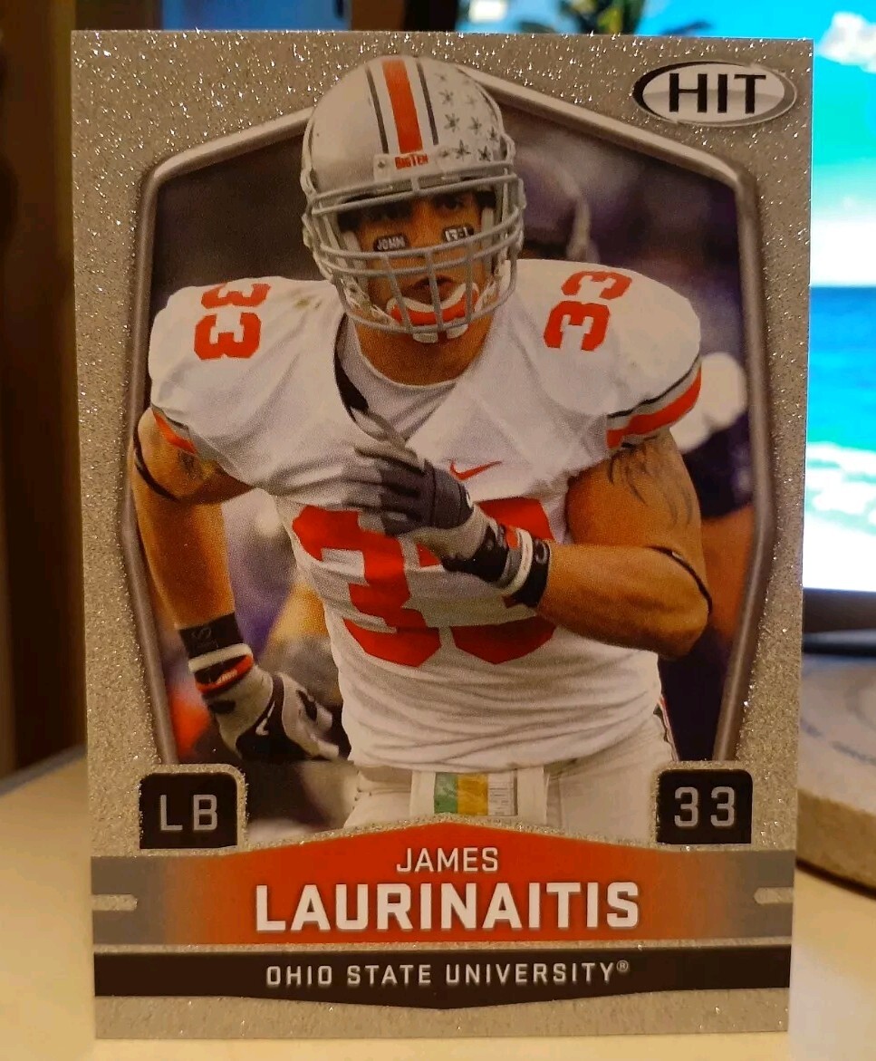 2009 SAGE Hit *Silver* James Laurinaitis #33 Rookie RC OHIO STATE BUCKEYES