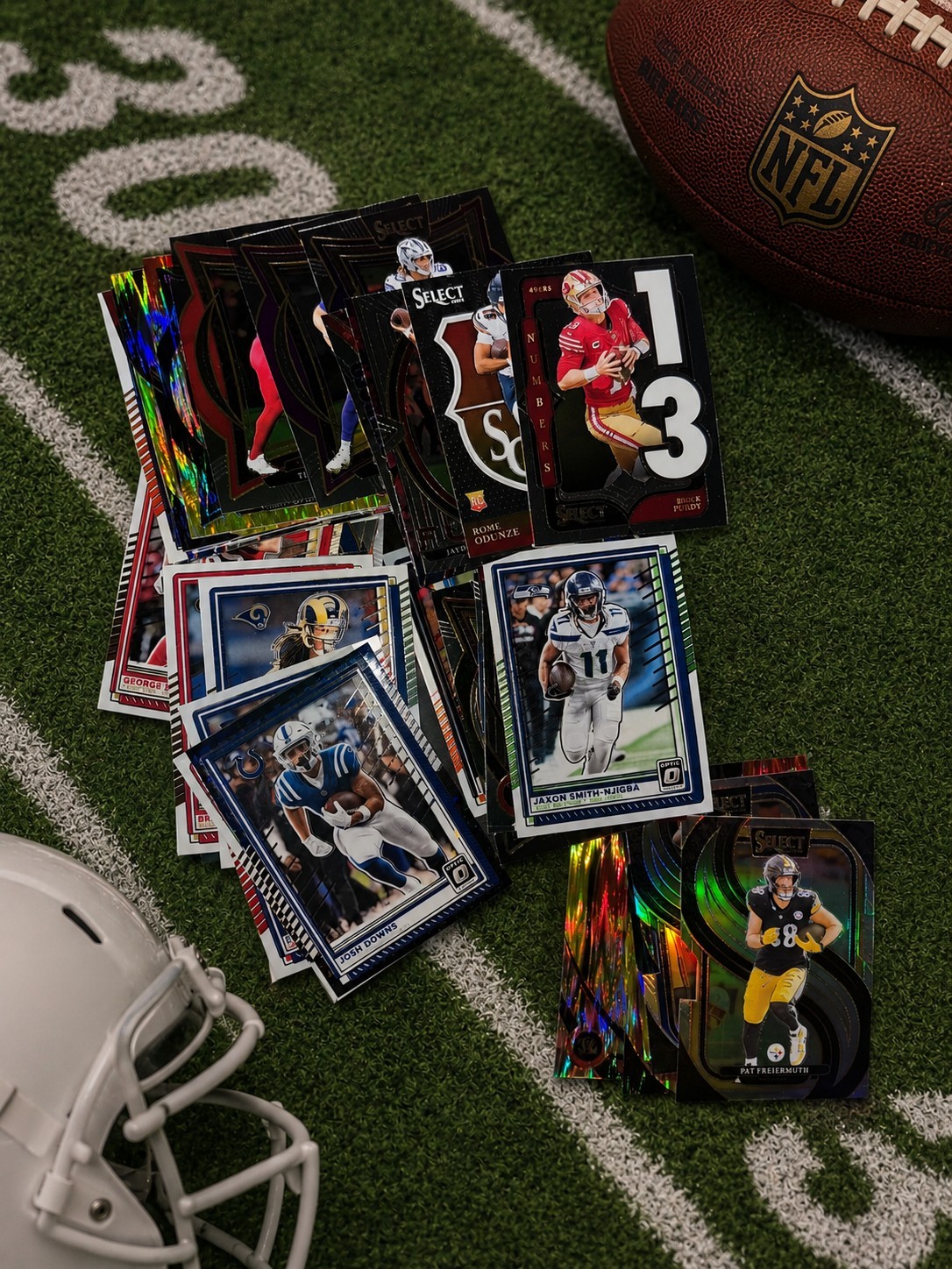 15 Modern licened Football Cards $24.99