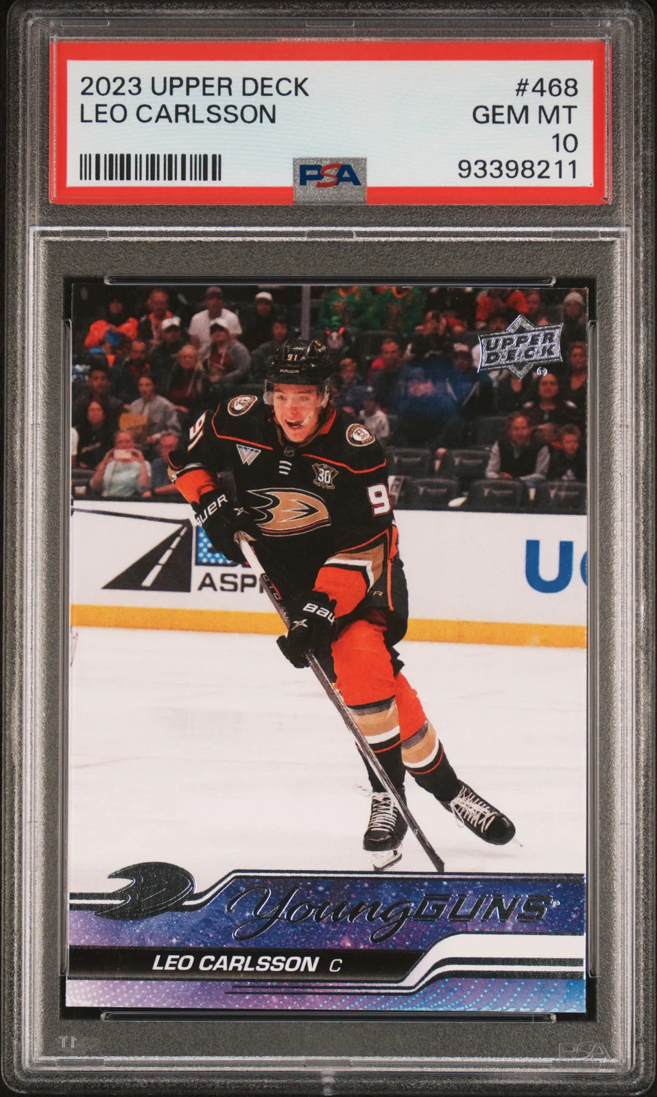 2023 Upper Deck Leo Carlsson #468 PSA 10