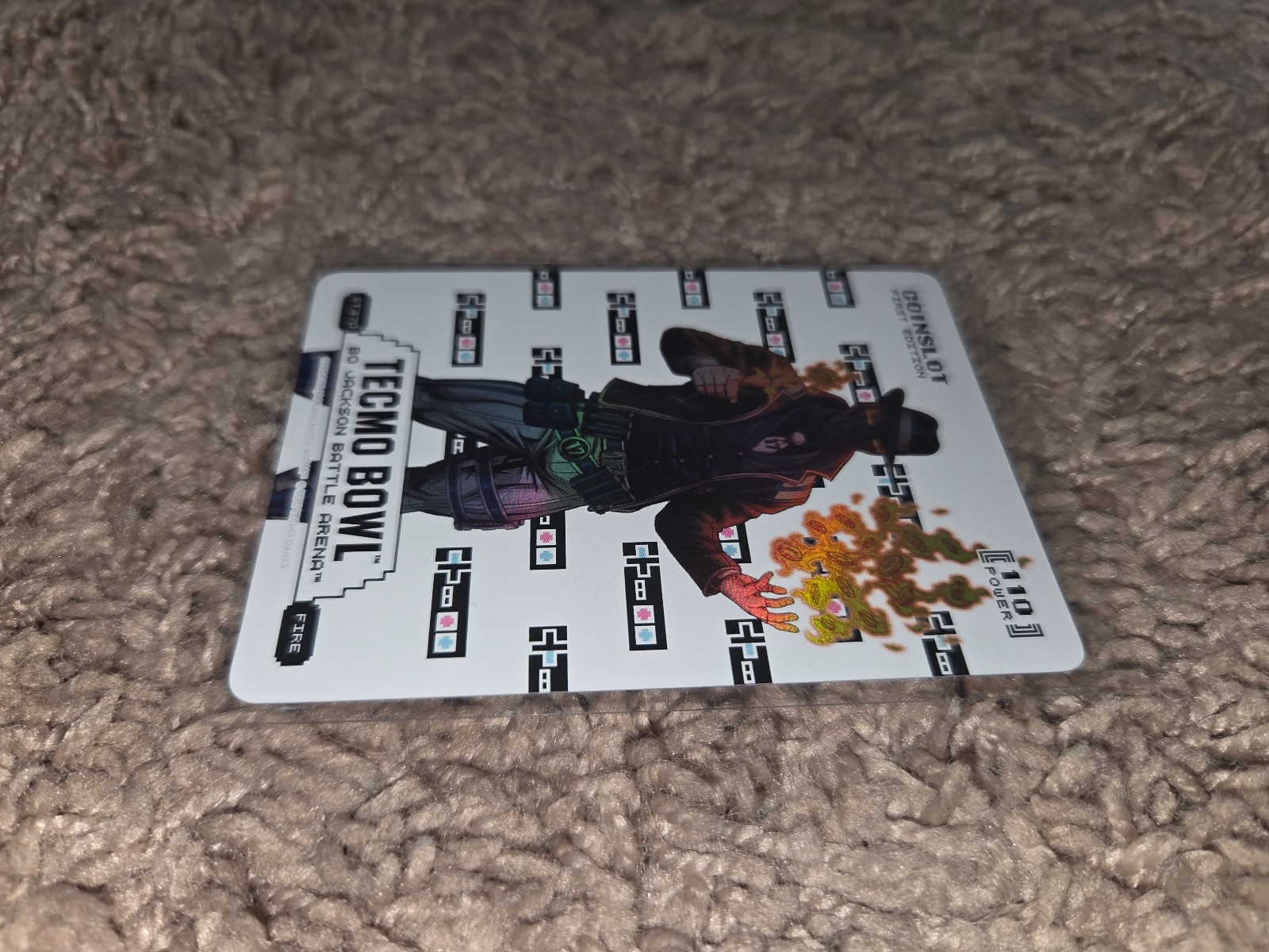 535: Bo Jackson Battle Arena Tecmo Bowl Coinslot Sore Thumb Fire ST370