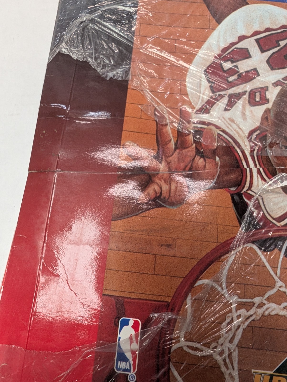 2 Michael Jordan Upper Deck Basketball Albums With 9 Pocket Pages