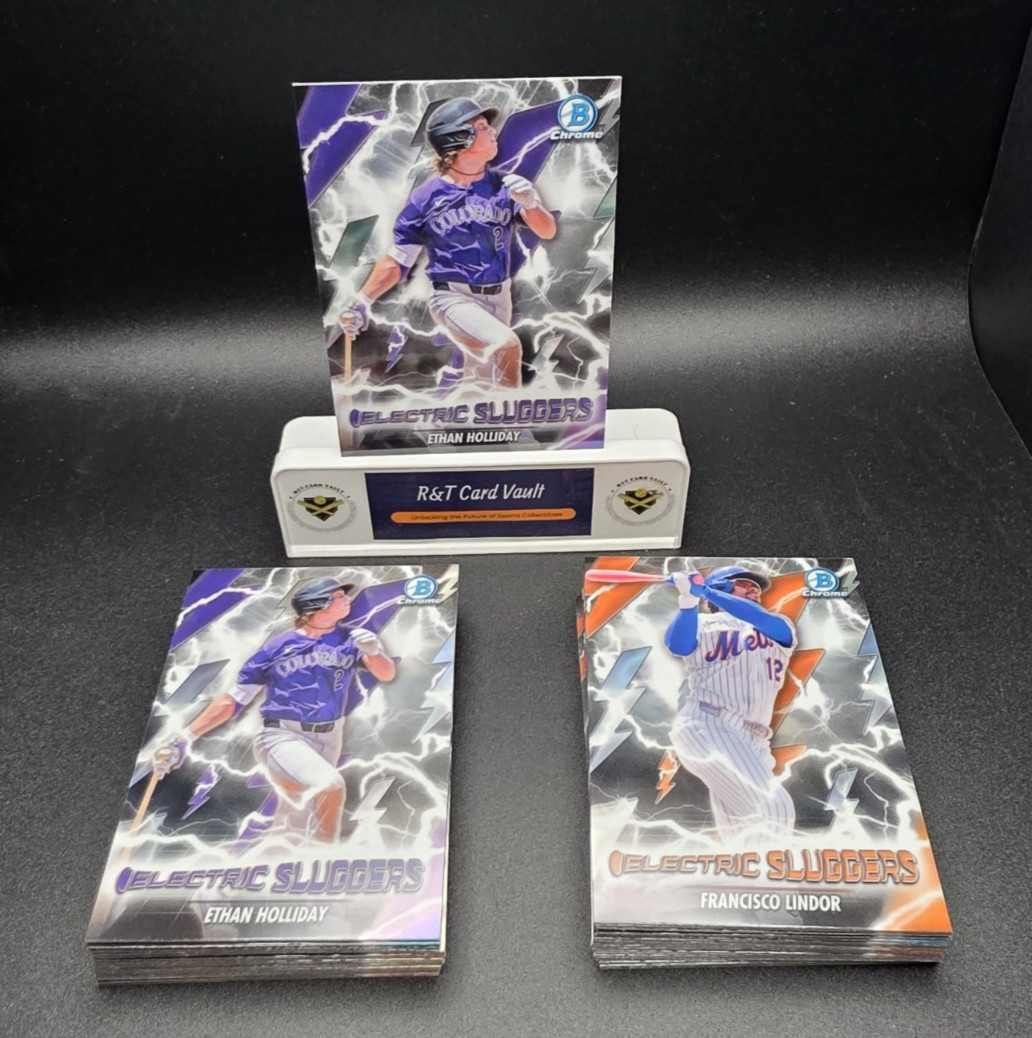 2026 Bowman Baseball ELECTRIC SLUGGERS INSERT – Complete Your Set You Pick