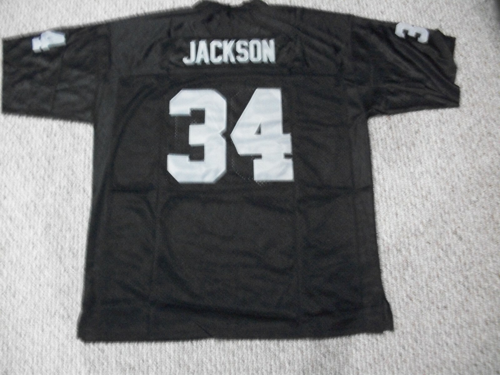 BO JACKSON Unsigned Custom Black LA Sewn New Football Jersey Sizes S-3XL