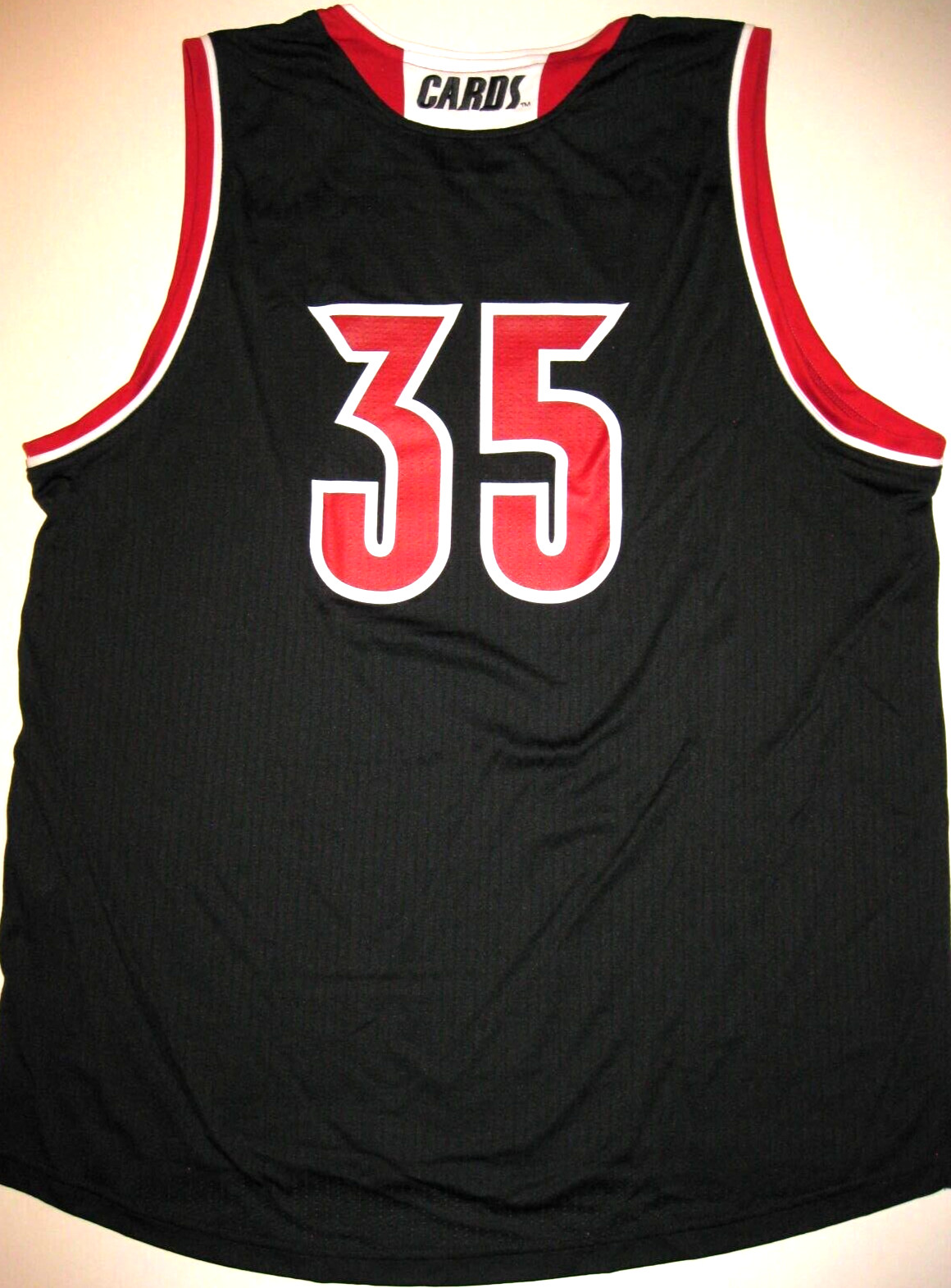 Louisville Cards #35 Men’s Adidas Replica Basketball Jersey – Red, White, Black