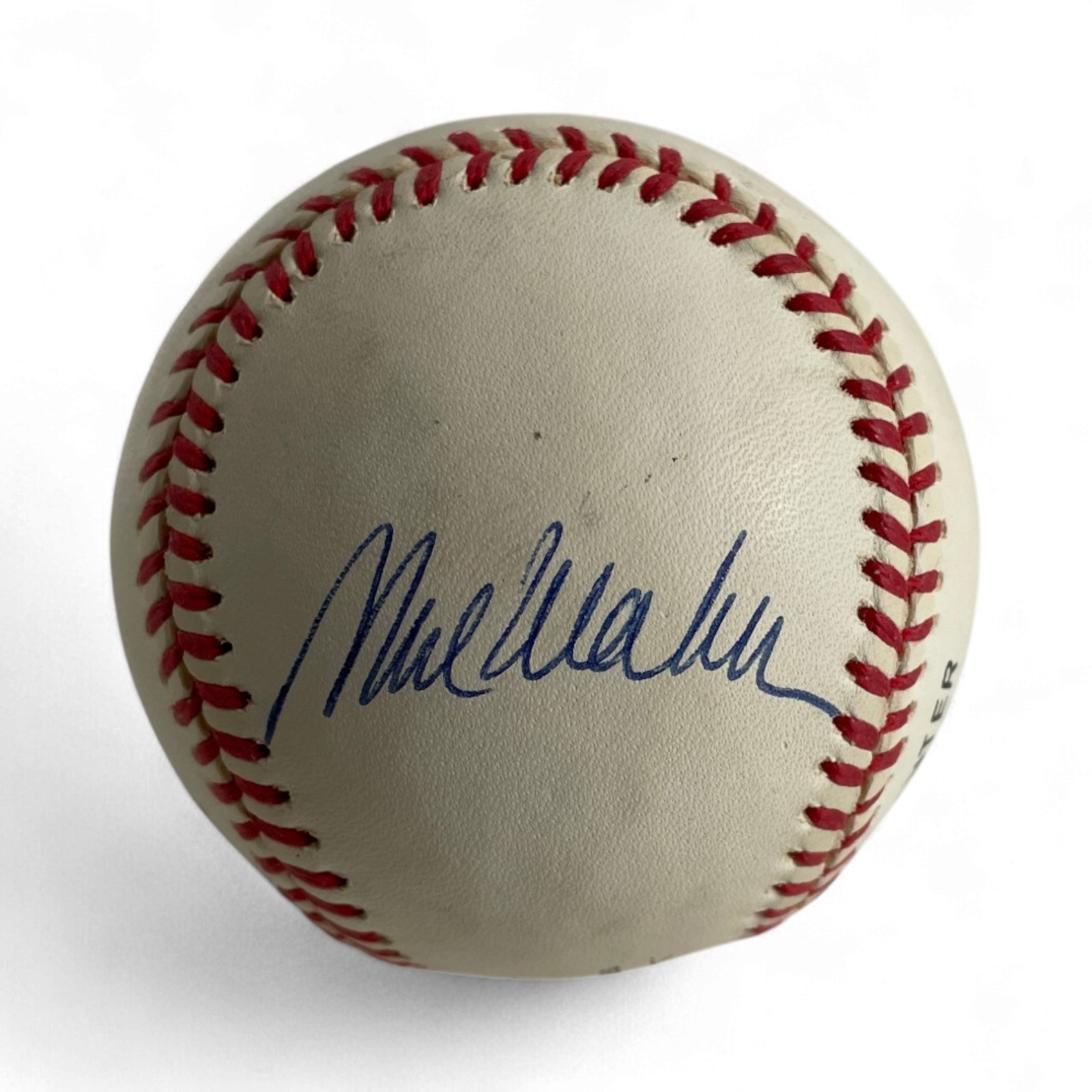 Mark Wohlers Atlanta Braves Signed Baseball Blue Pen Autograph