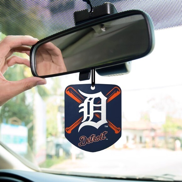 Detroit Tigers Air Freshener Fresh Scent 2 Pack Car Truck NEW! 3×3 Inches
