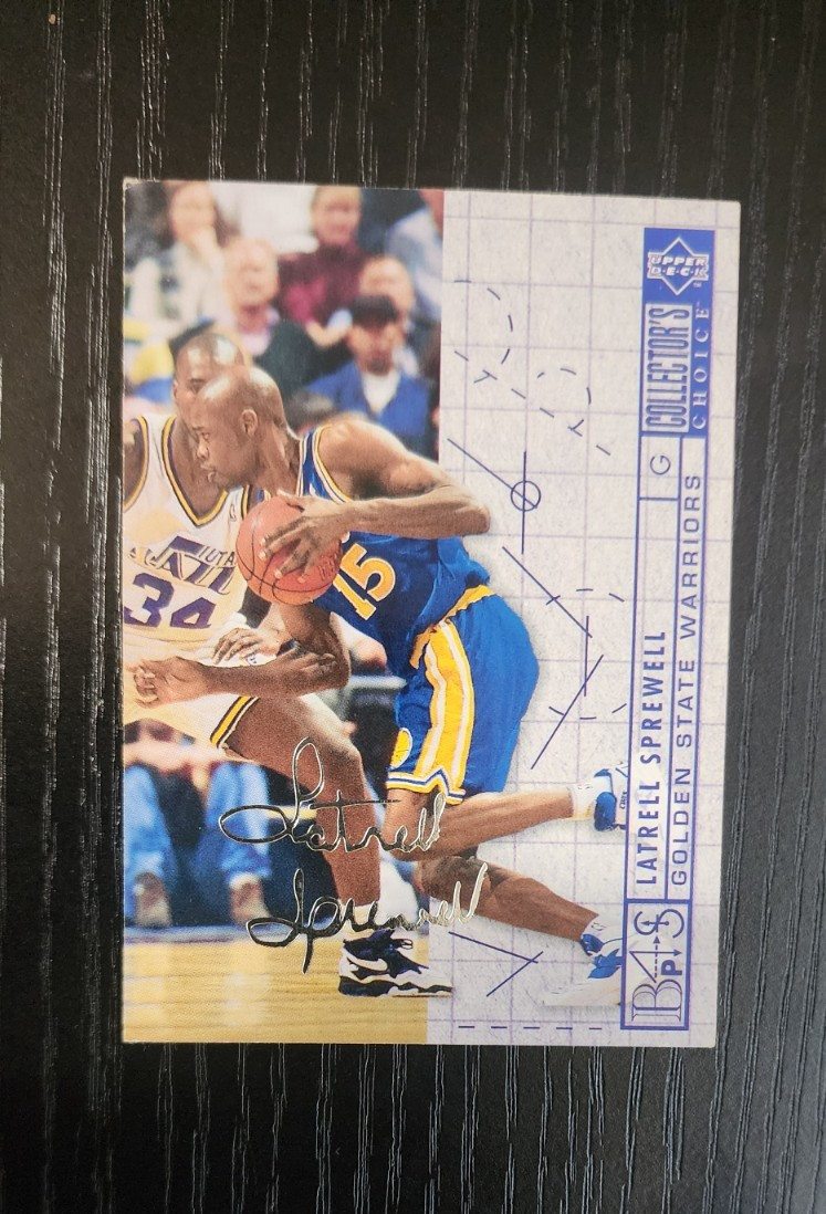 1994-95 Collector’s Choice – Latrell Sprewell #380 Silver Signature