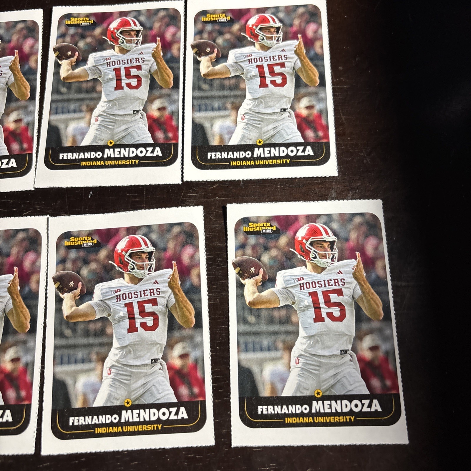 Lot Of 10 2026 Si For Kids Fernando Mendoza NCAA Football Rookie Card Nm 1227 Rc