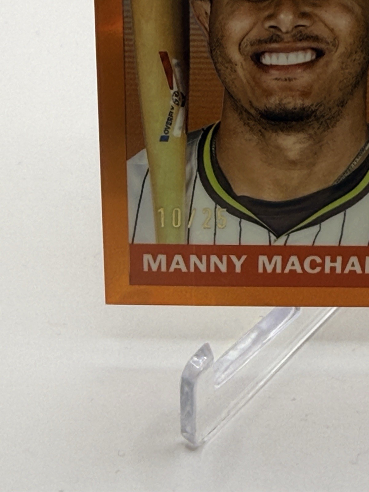 2025 Topps Chrome Platinum Manny Machado AUTO CPA-MM Orange /25 San Diego Padres
