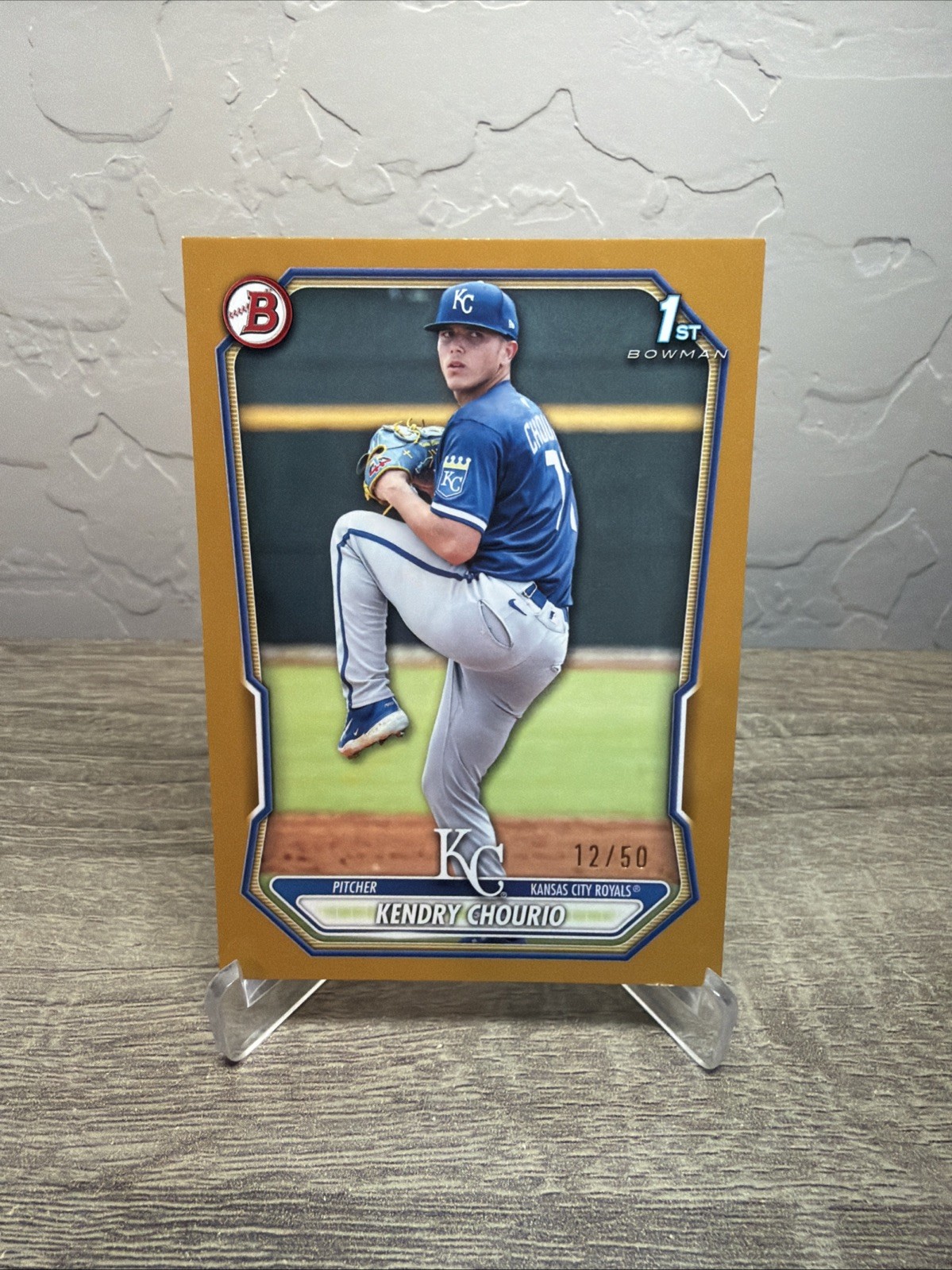 2026 Bowman Kendry Chourio Gold /50 1st #BP-7 Kansas City Royals