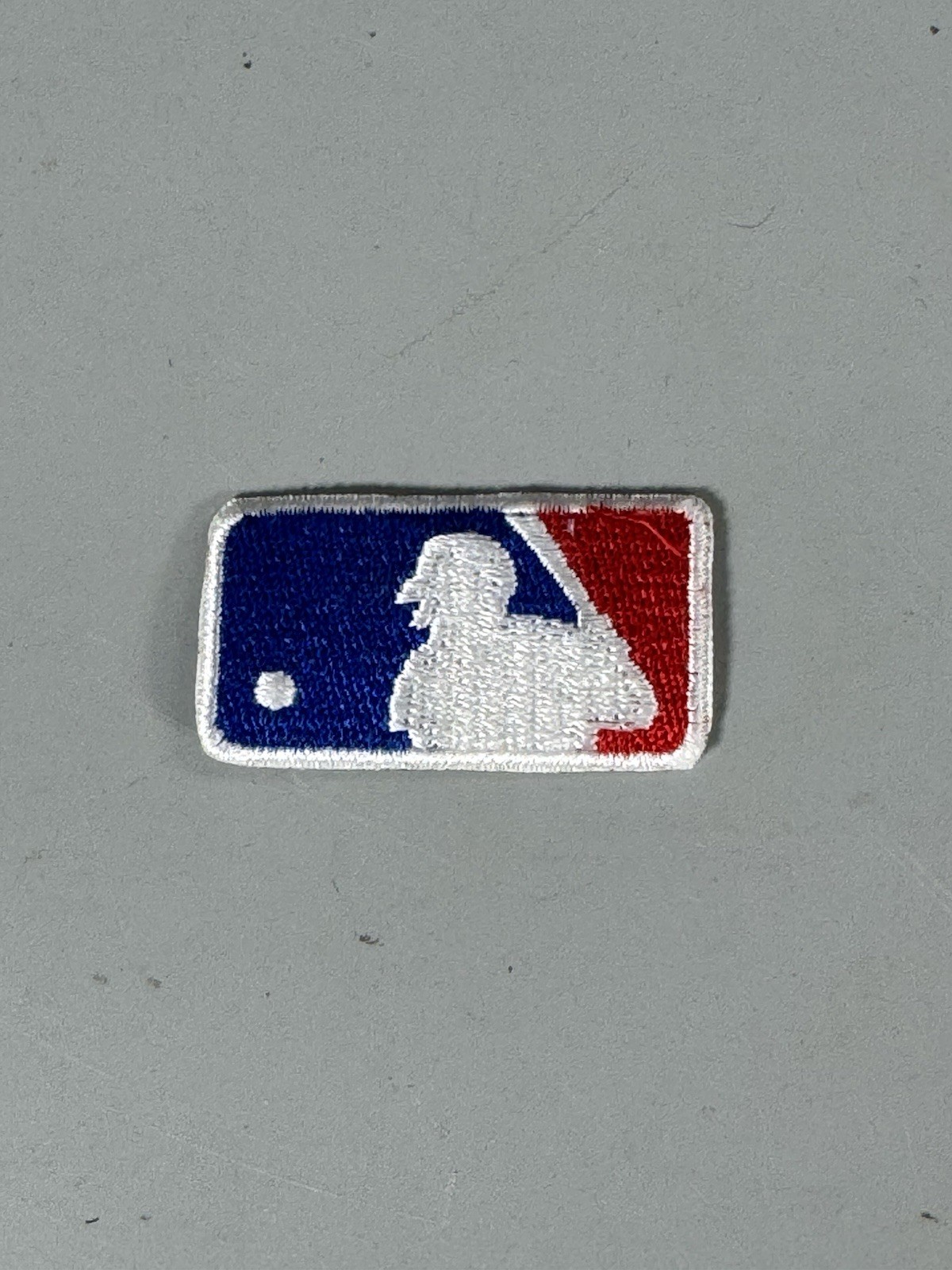 MLB LOGO PATCH EMBROIDERED BLUE AND RED IRON ON 16p