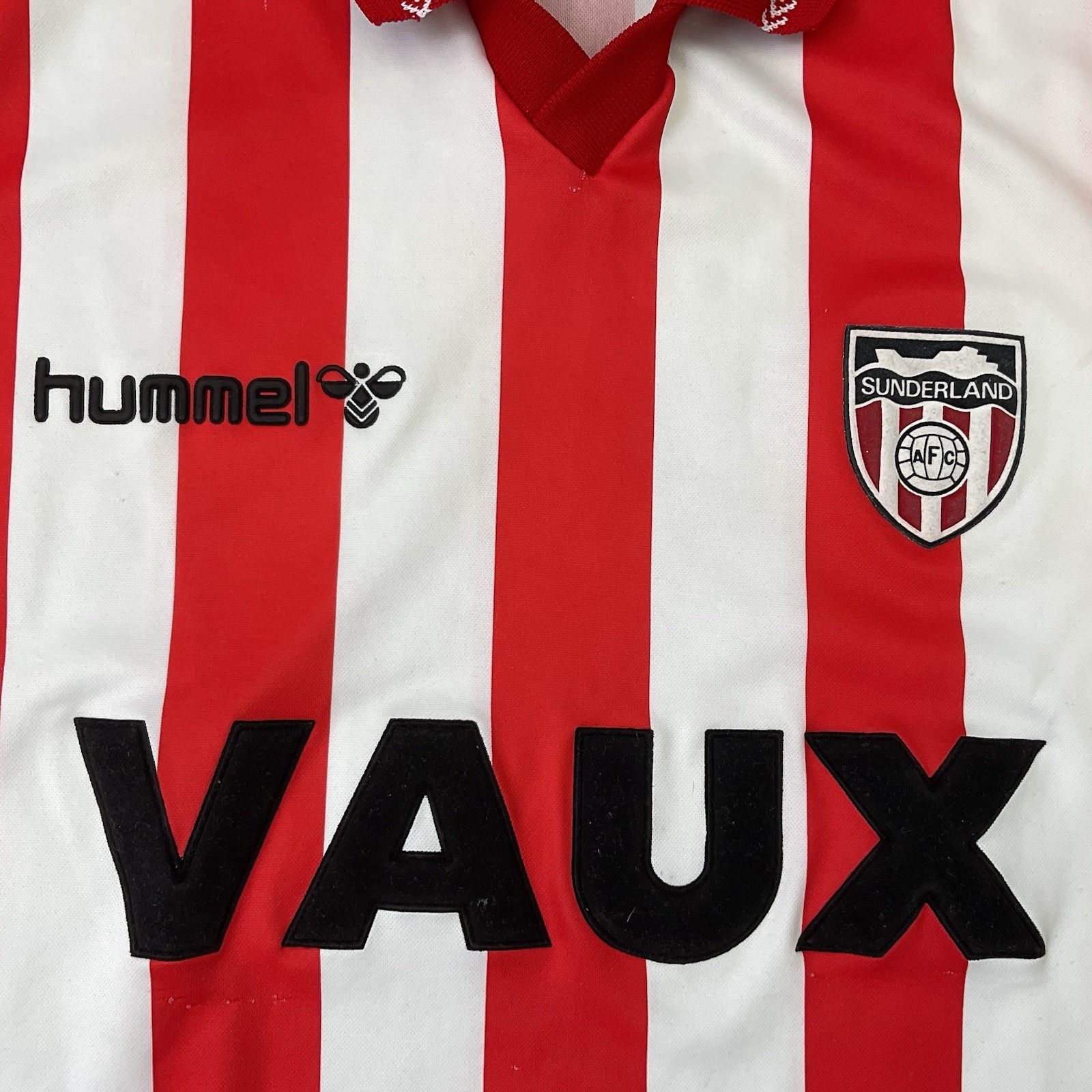 SUNDERLAND 1991-94 FOOTBALL SHIRT MEDIUM ADULT (V GOOD) VAUX HUMMEL VINTAGE