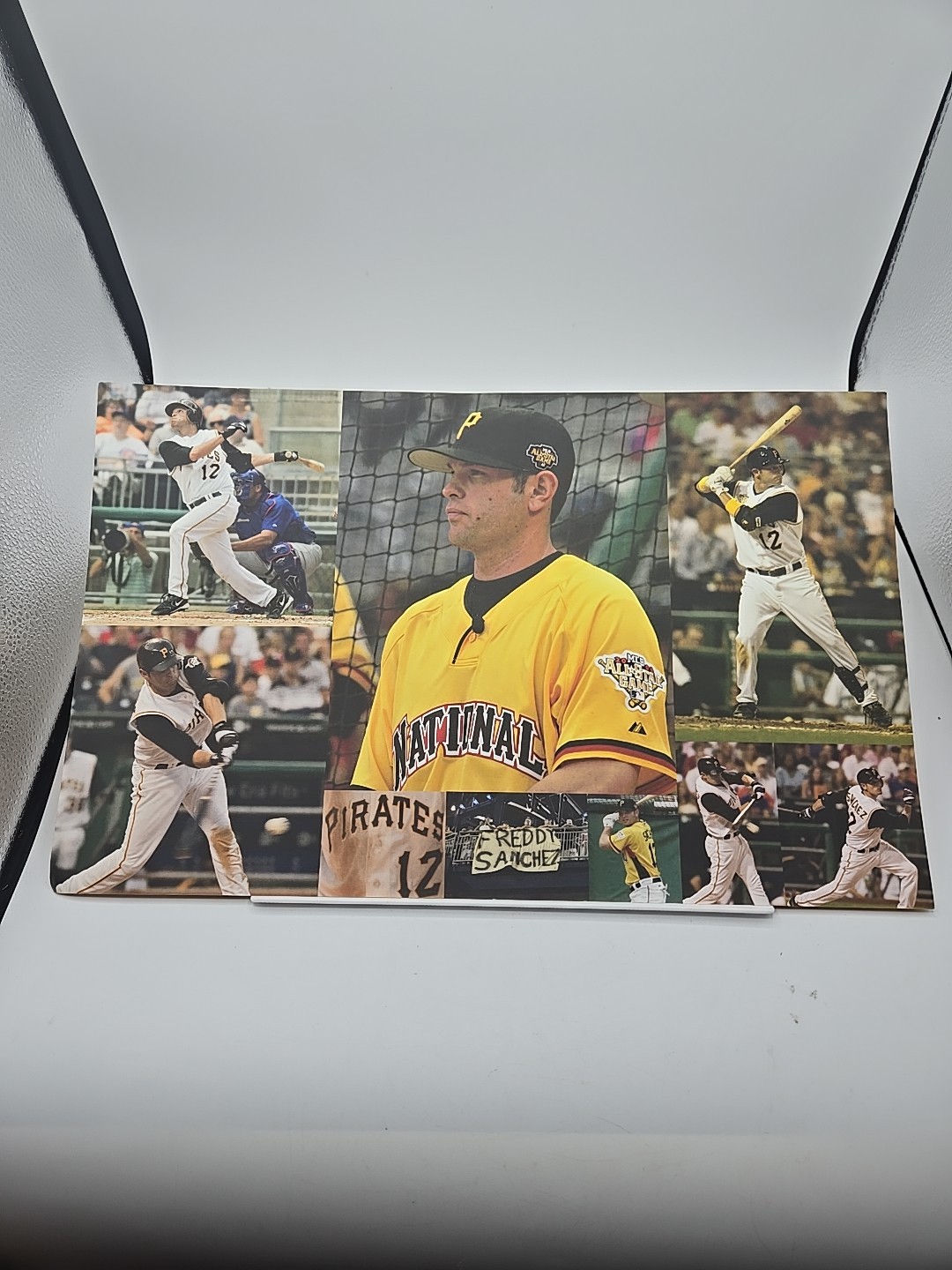 “Go Freddy Go” Freddy Sanchez Pittsburgh Pirates 10.5 x 16.5in Composite Photo