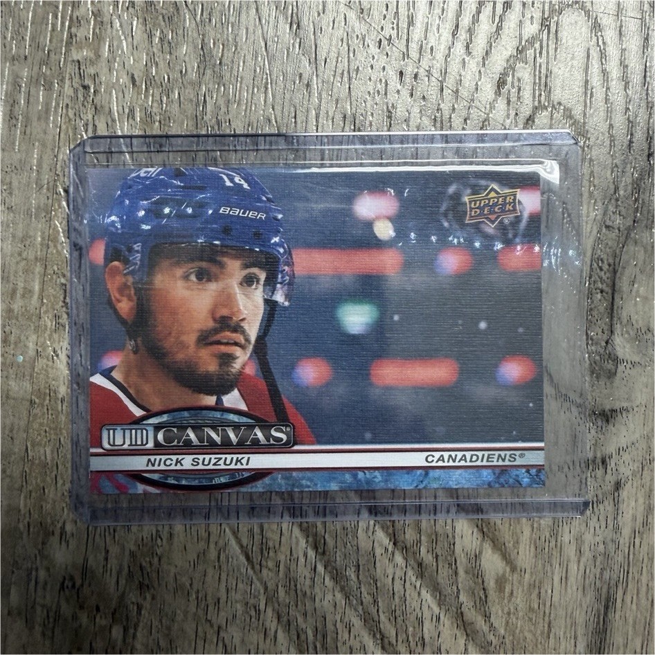Upper Deck UD Canvas Nick Suzuki Canadiens 2025-26 Extended Series #C-271